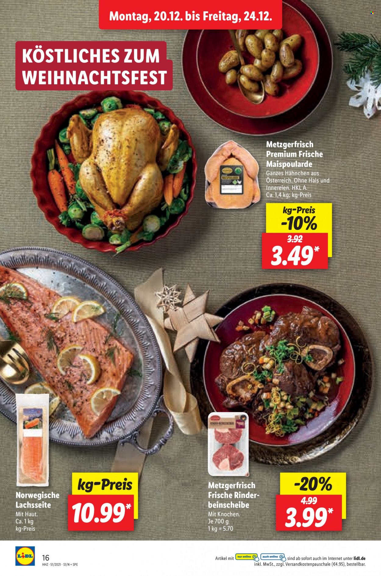 Lidl Prospekte  - 20.12.2021 - 24.12.2021. Seite 16