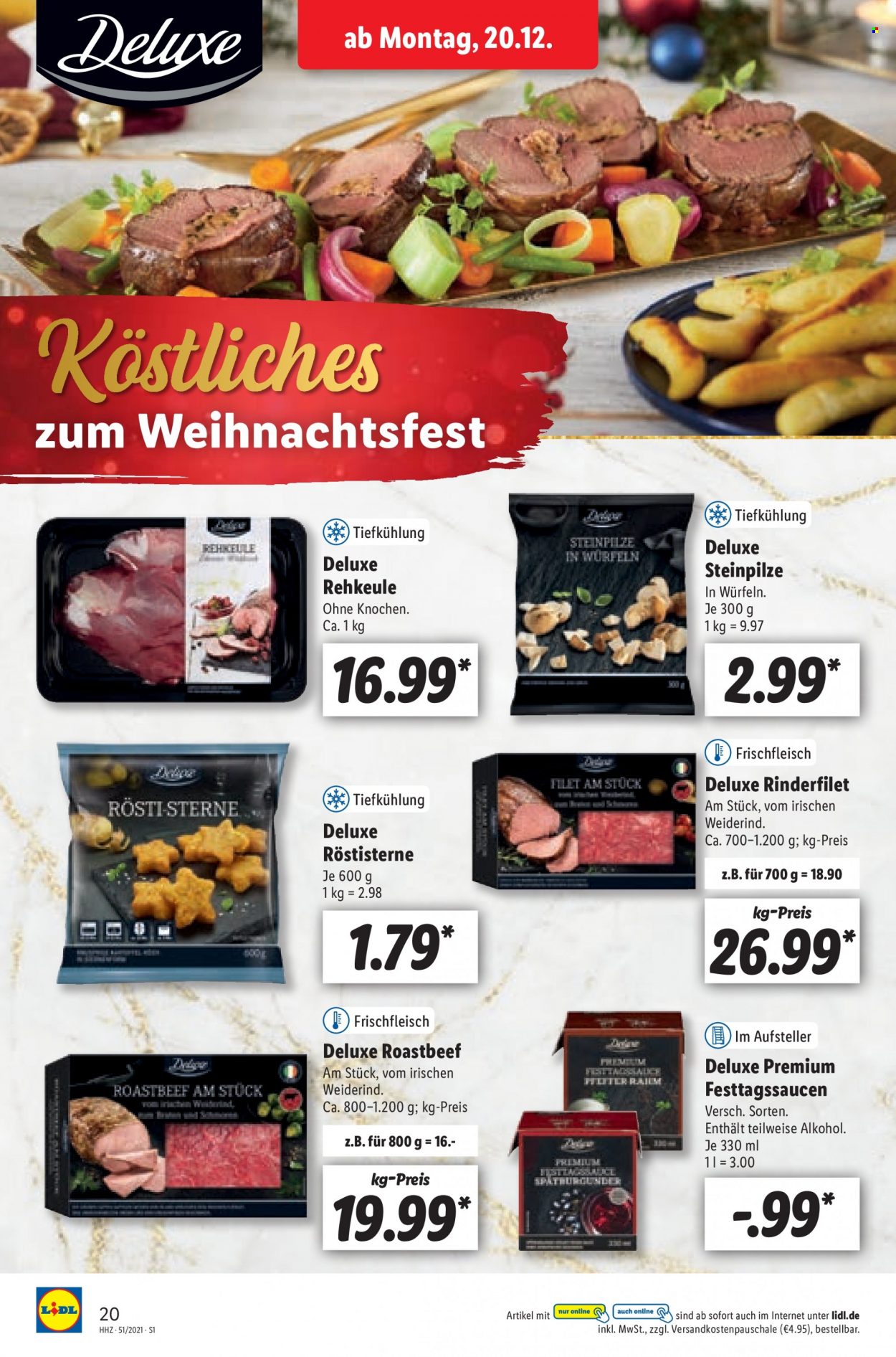 Lidl Prospekte  - 20.12.2021 - 24.12.2021. Seite 20