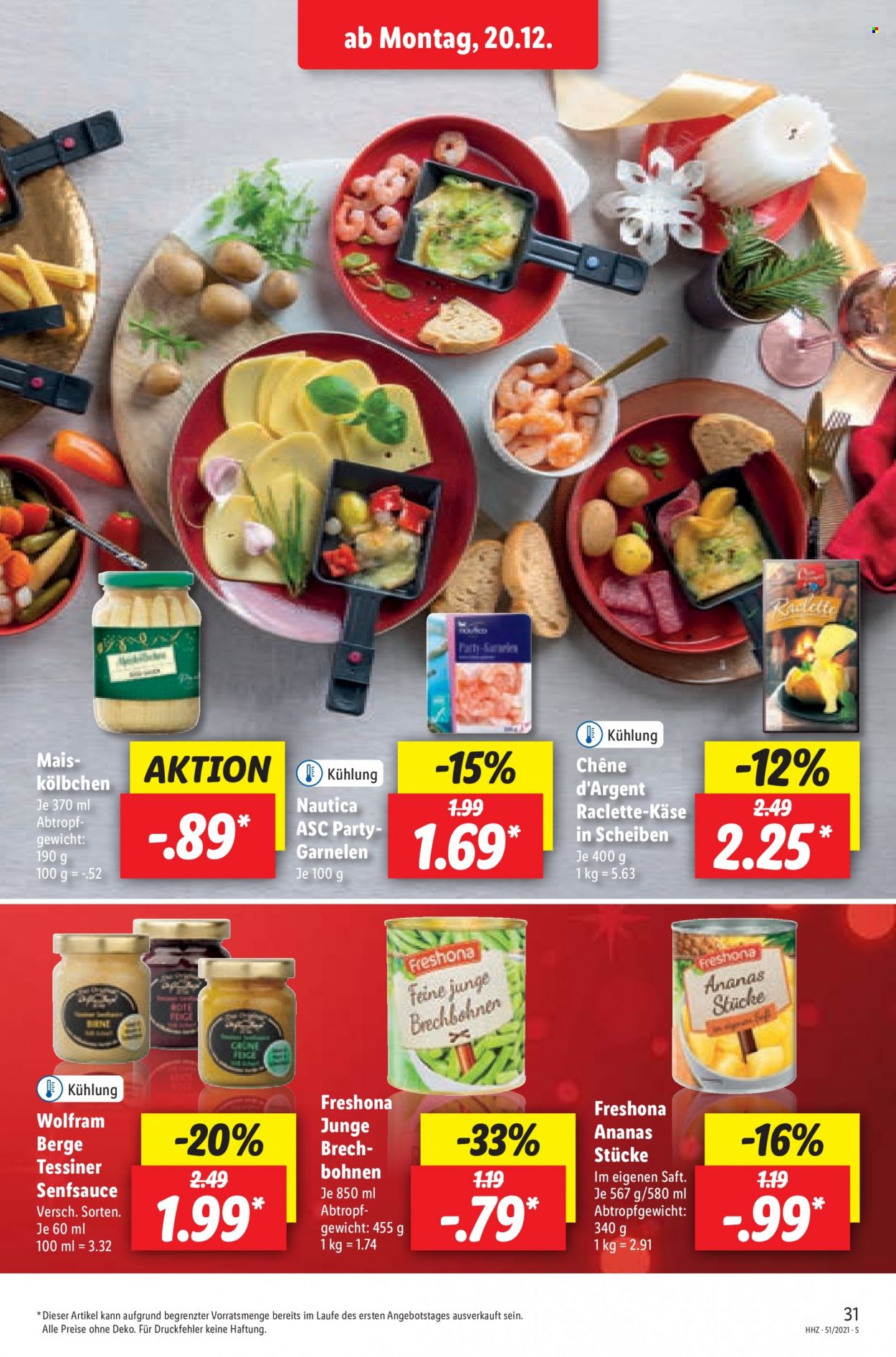 Lidl Prospekte  - 20.12.2021 - 24.12.2021. Seite 31