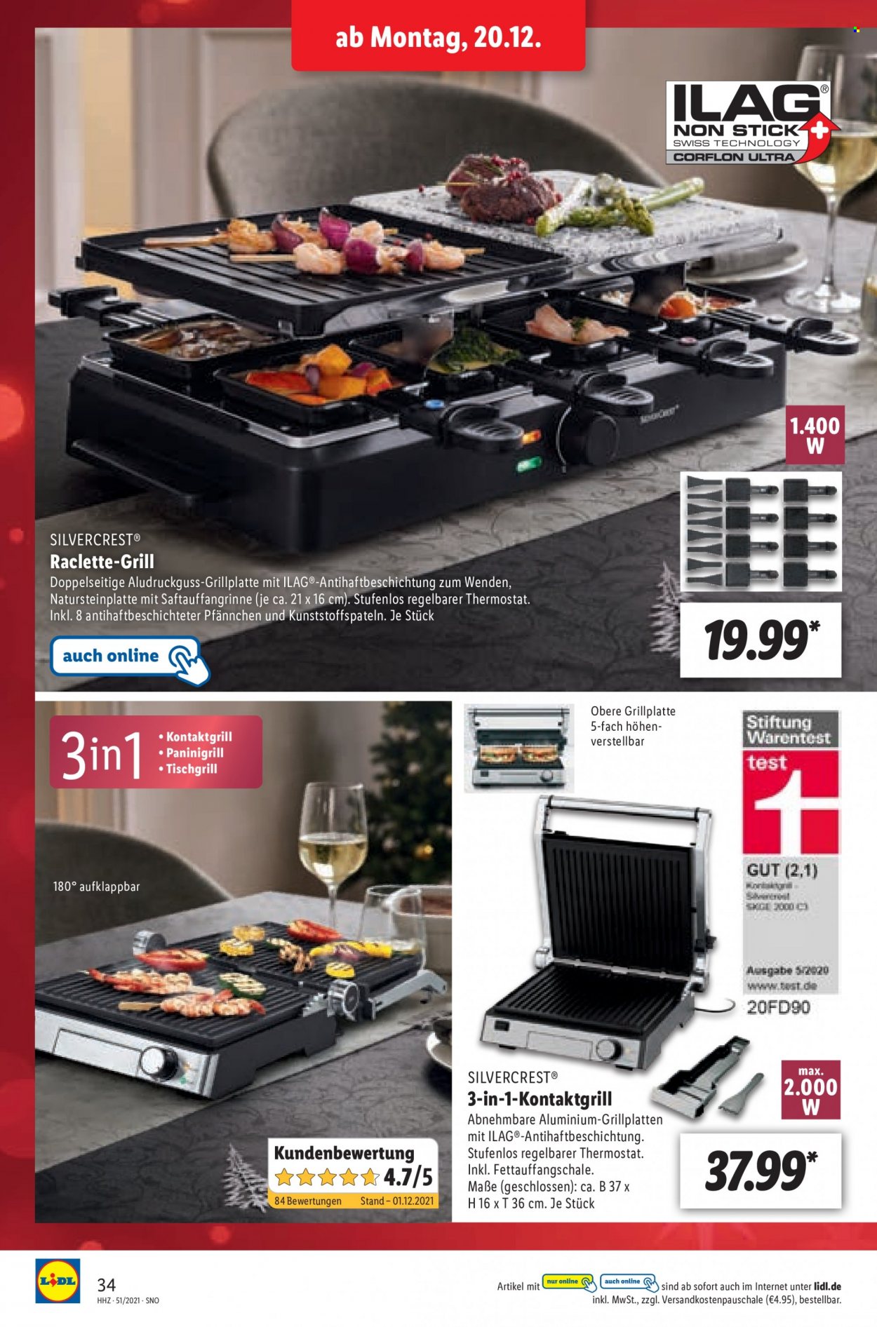 Lidl Prospekte  - 20.12.2021 - 24.12.2021. Seite 34