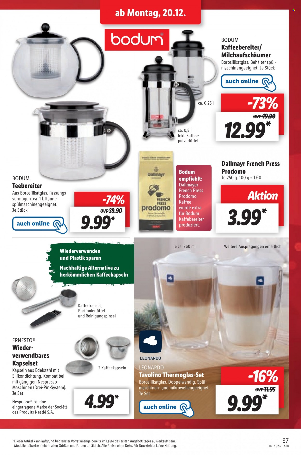 Lidl Prospekte  - 20.12.2021 - 24.12.2021. Seite 37