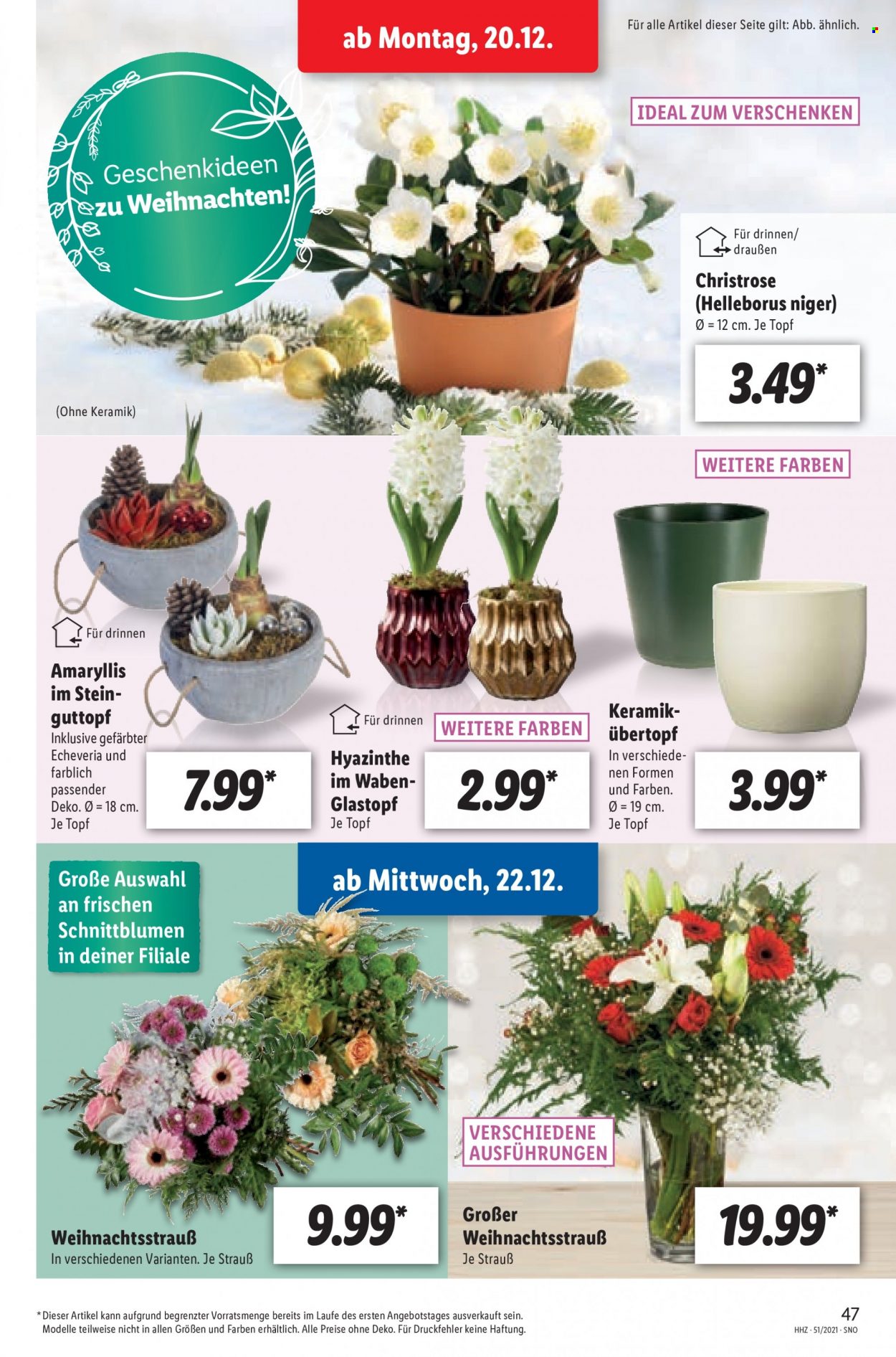 Lidl Prospekte  - 20.12.2021 - 24.12.2021. Seite 47