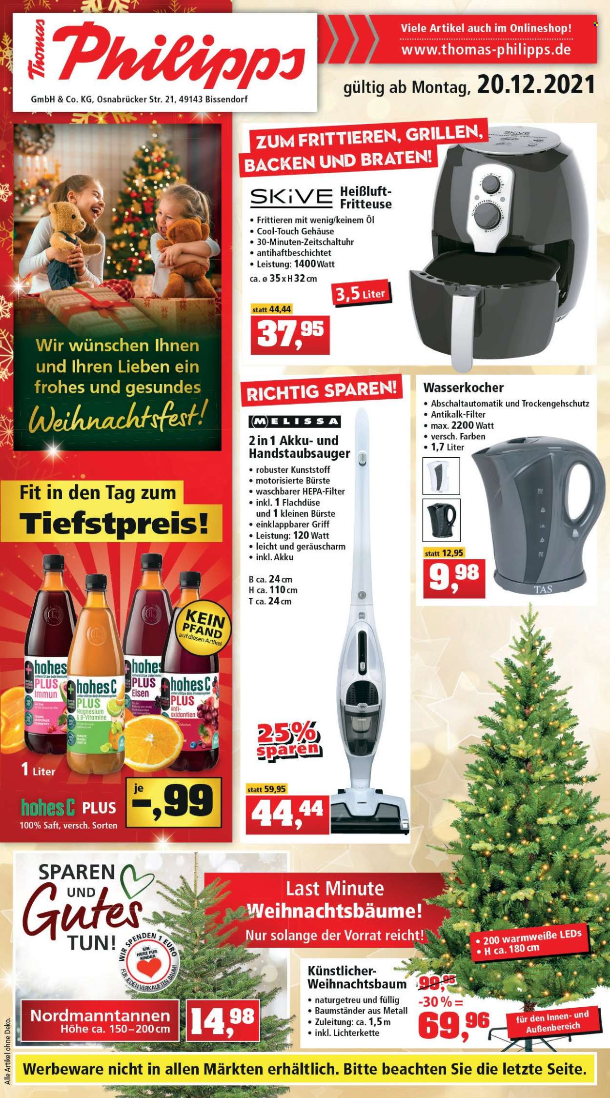 Thomas Philipps Prospekte  - 20.12.2021 - 24.12.2021. Seite 1