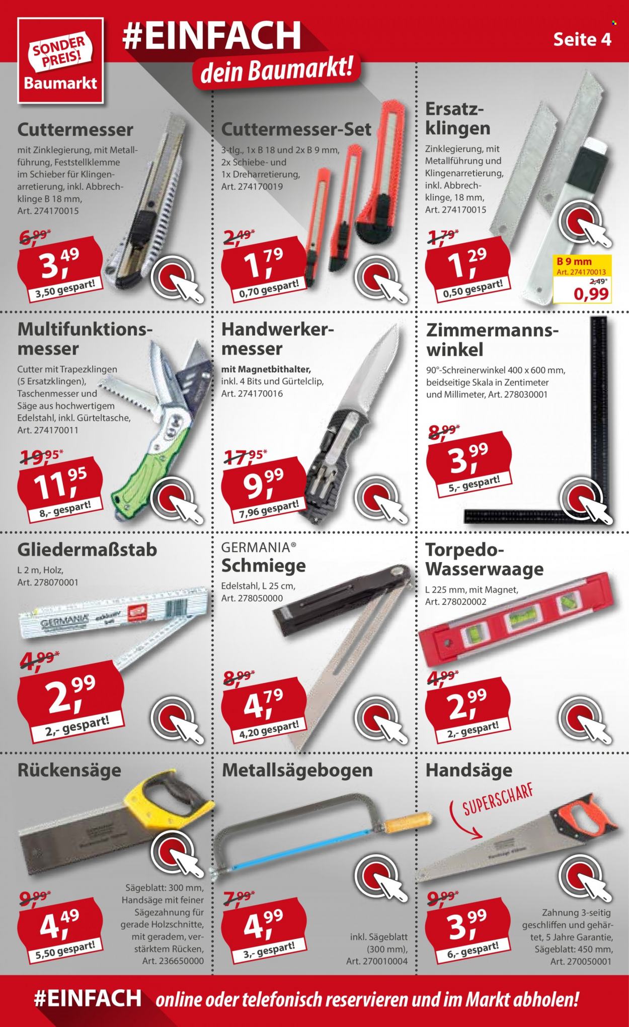 Sonderpreis-Baumarkt Prospekte  - 25.12.2021 - 31.12.2021. Seite 4
