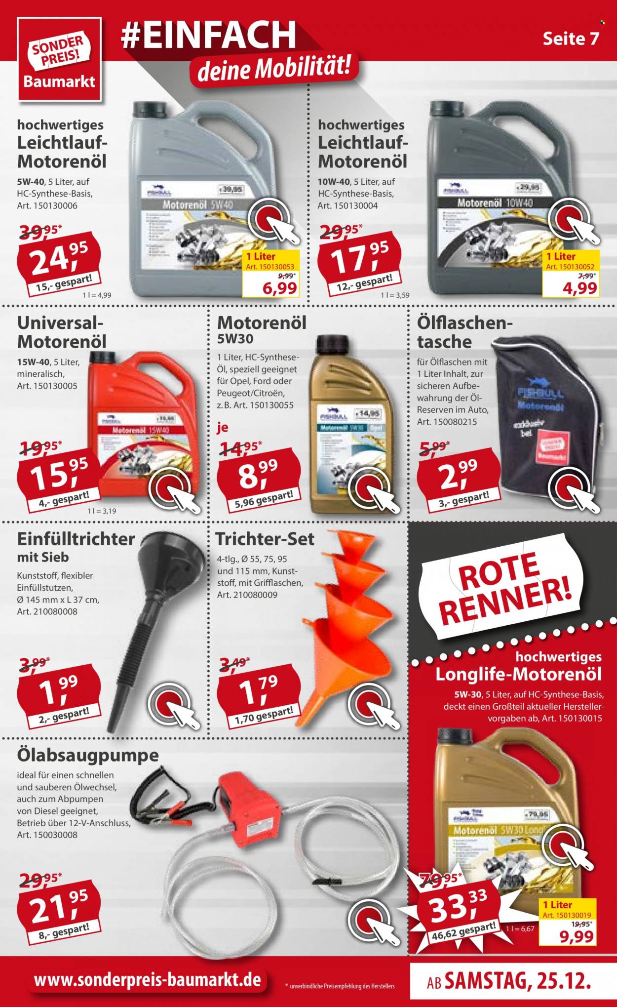 Sonderpreis-Baumarkt Prospekte  - 25.12.2021 - 31.12.2021. Seite 7