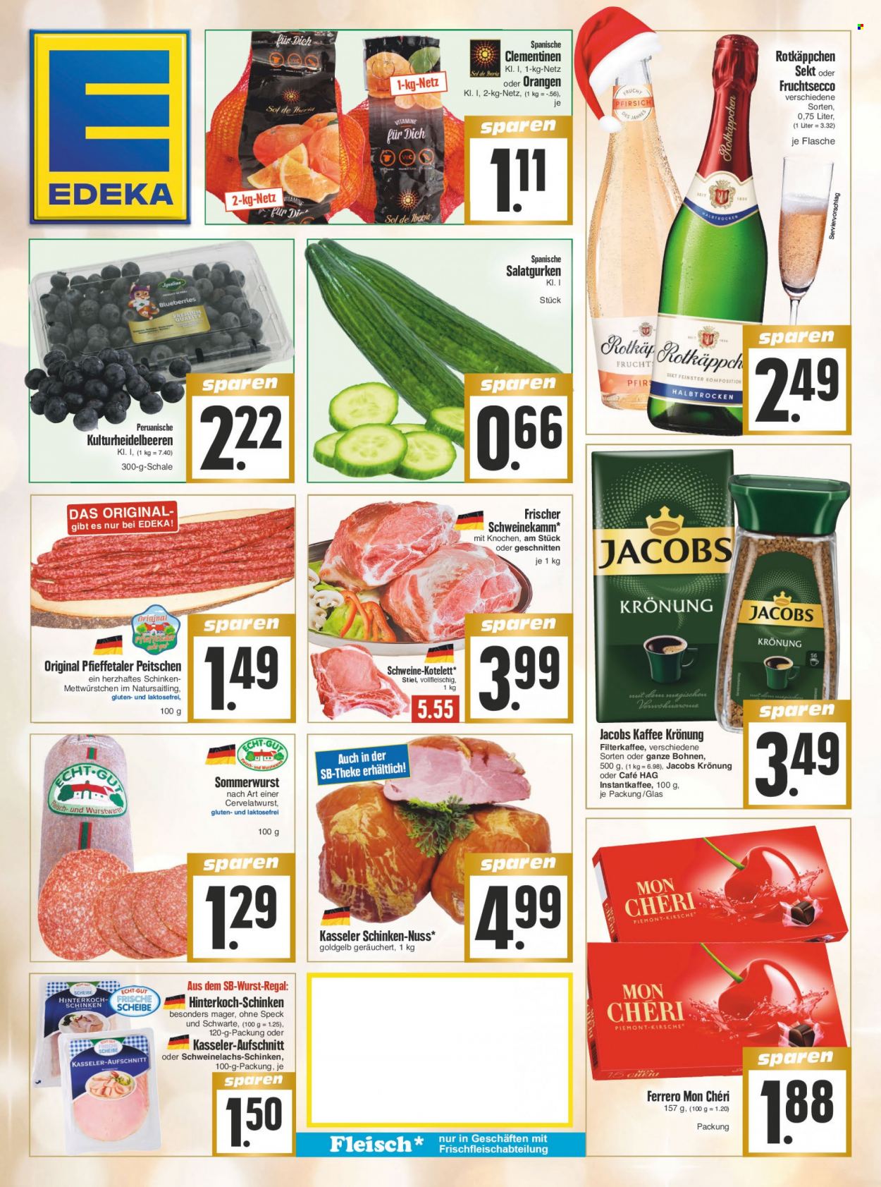 Edeka Prospekte  - 20.12.2021 - 24.12.2021. Seite 1