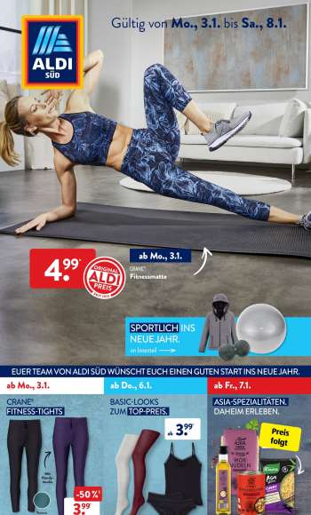 Prospekte ALDI SÜD - 3.01.2022 - 8.01.2022.