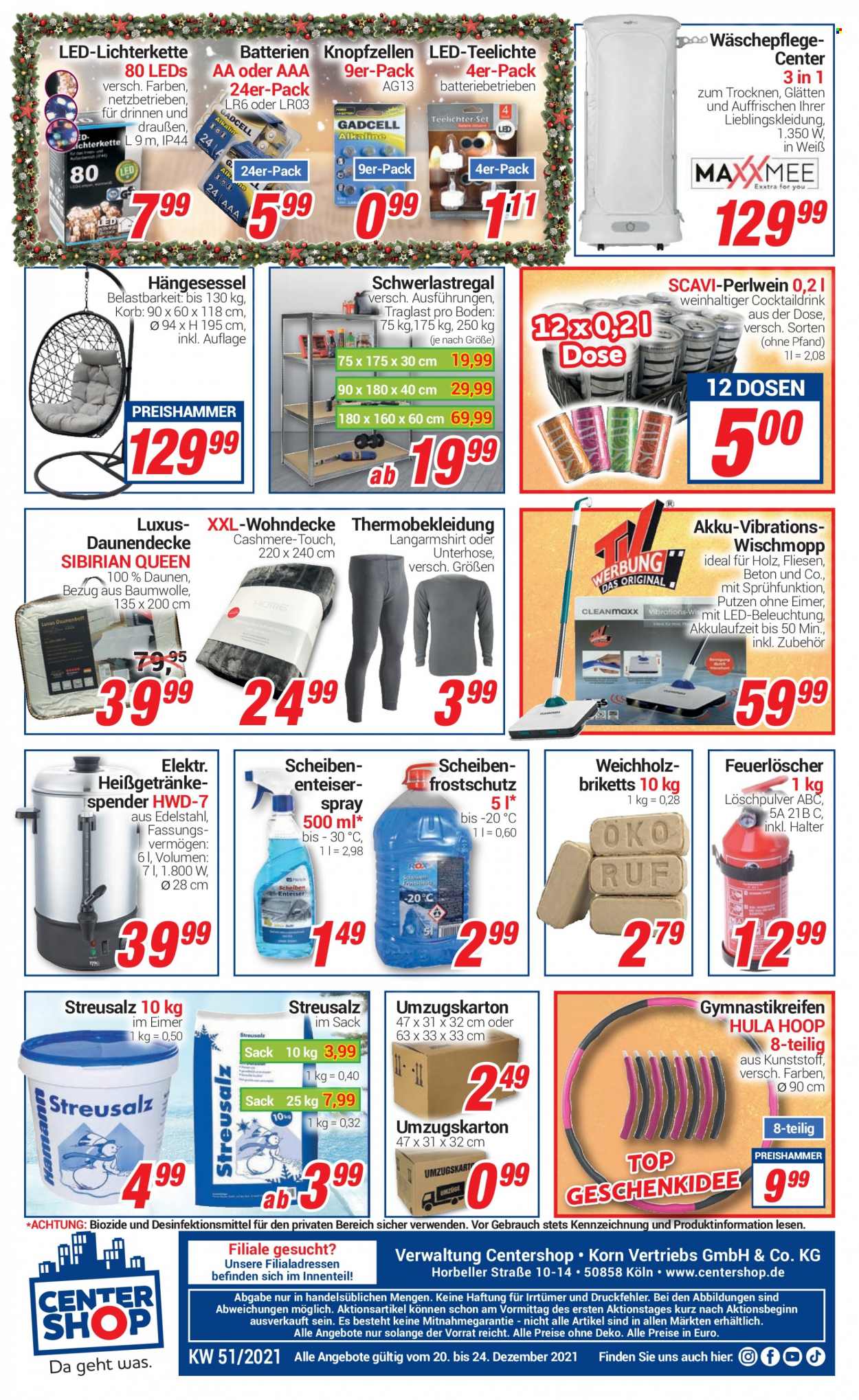 CENTERSHOP Prospekte  - 20.12.2021 - 24.12.2021. Seite 20