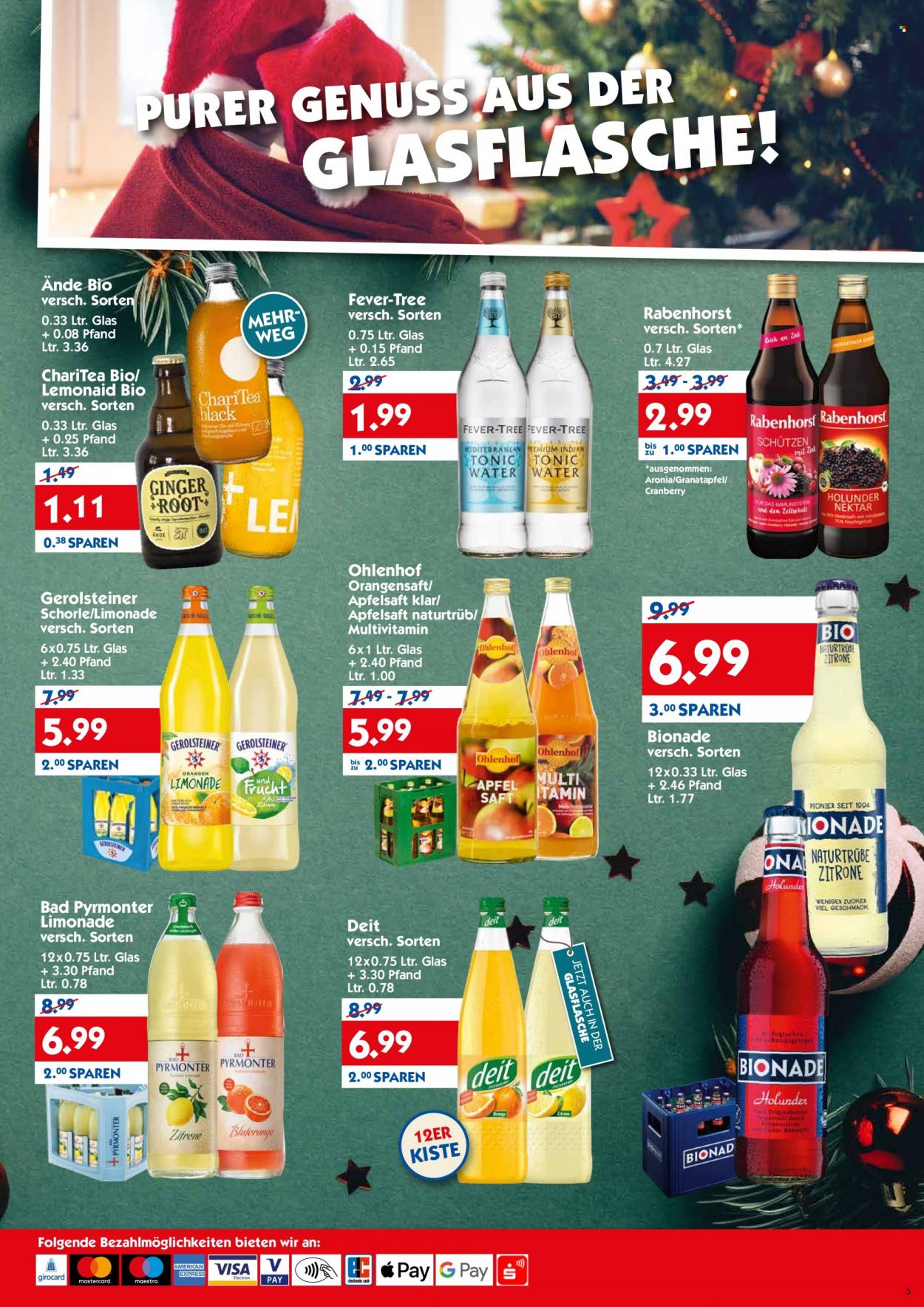 Hol'ab! Getränkemarkt Prospekte  - 20.12.2021 - 24.12.2021. Seite 5