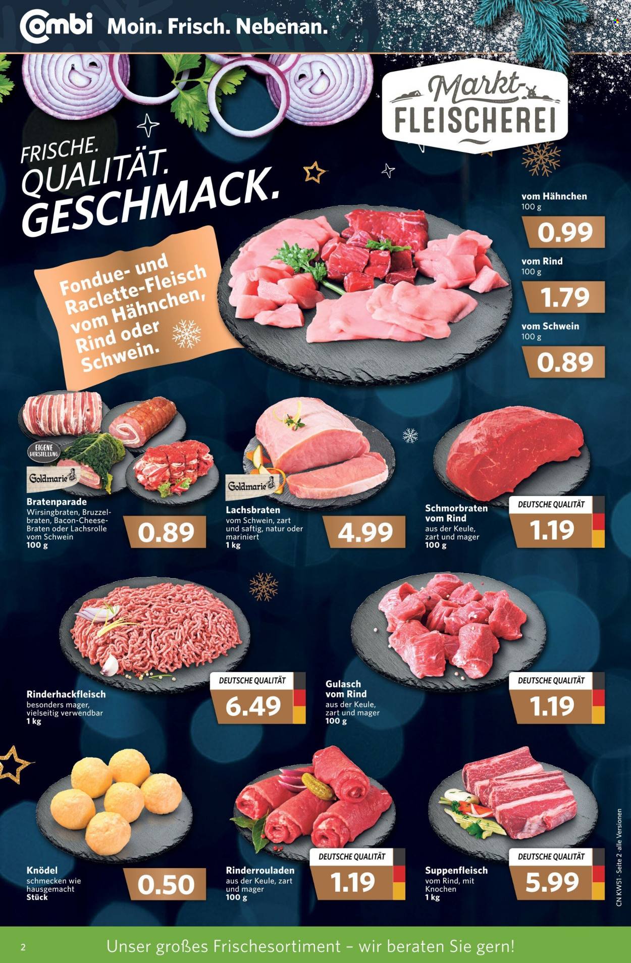 Combi Prospekte  - 20.12.2021 - 24.12.2021. Seite 2
