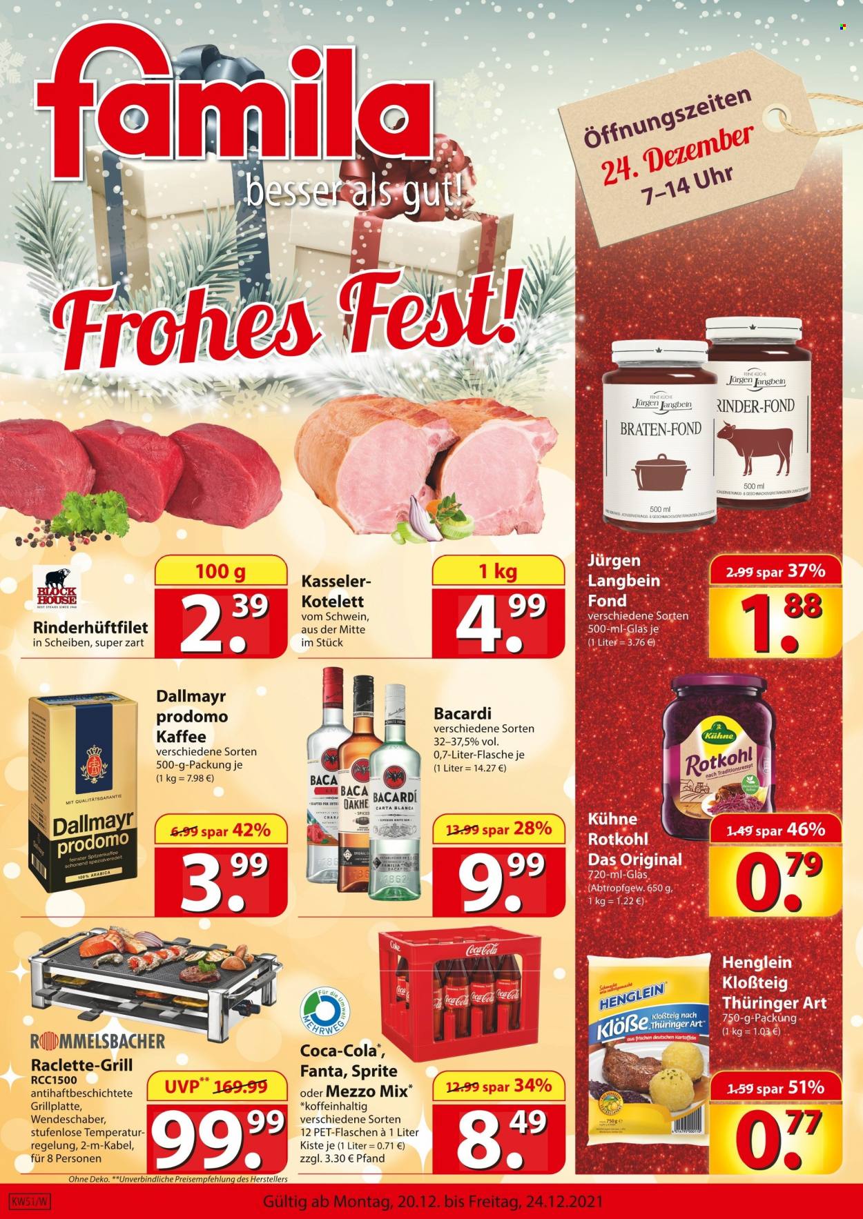 famila Prospekte  - 20.12.2021 - 24.12.2021. Seite 1