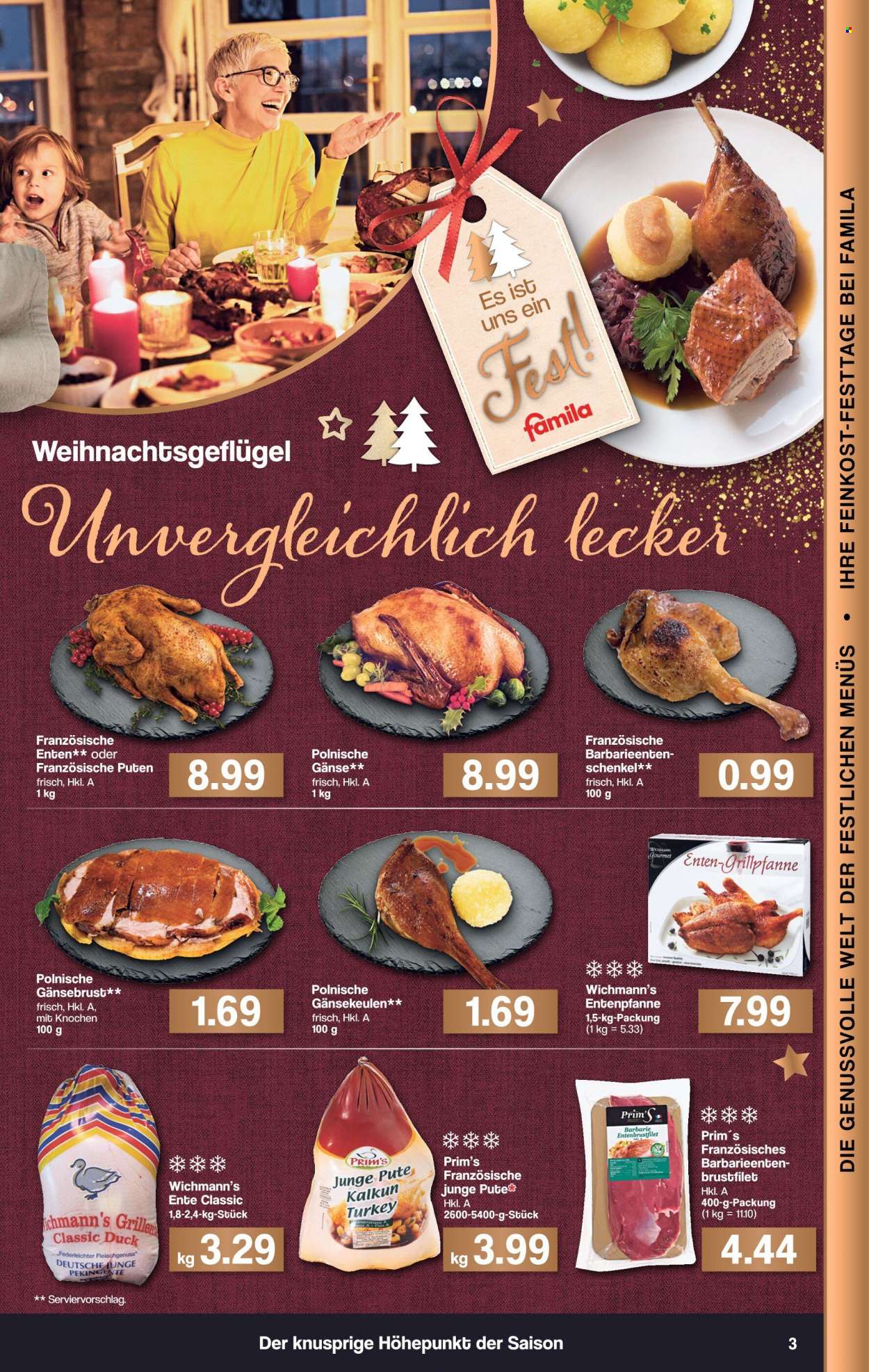 famila Prospekte  - 20.12.2021 - 24.12.2021. Seite 3
