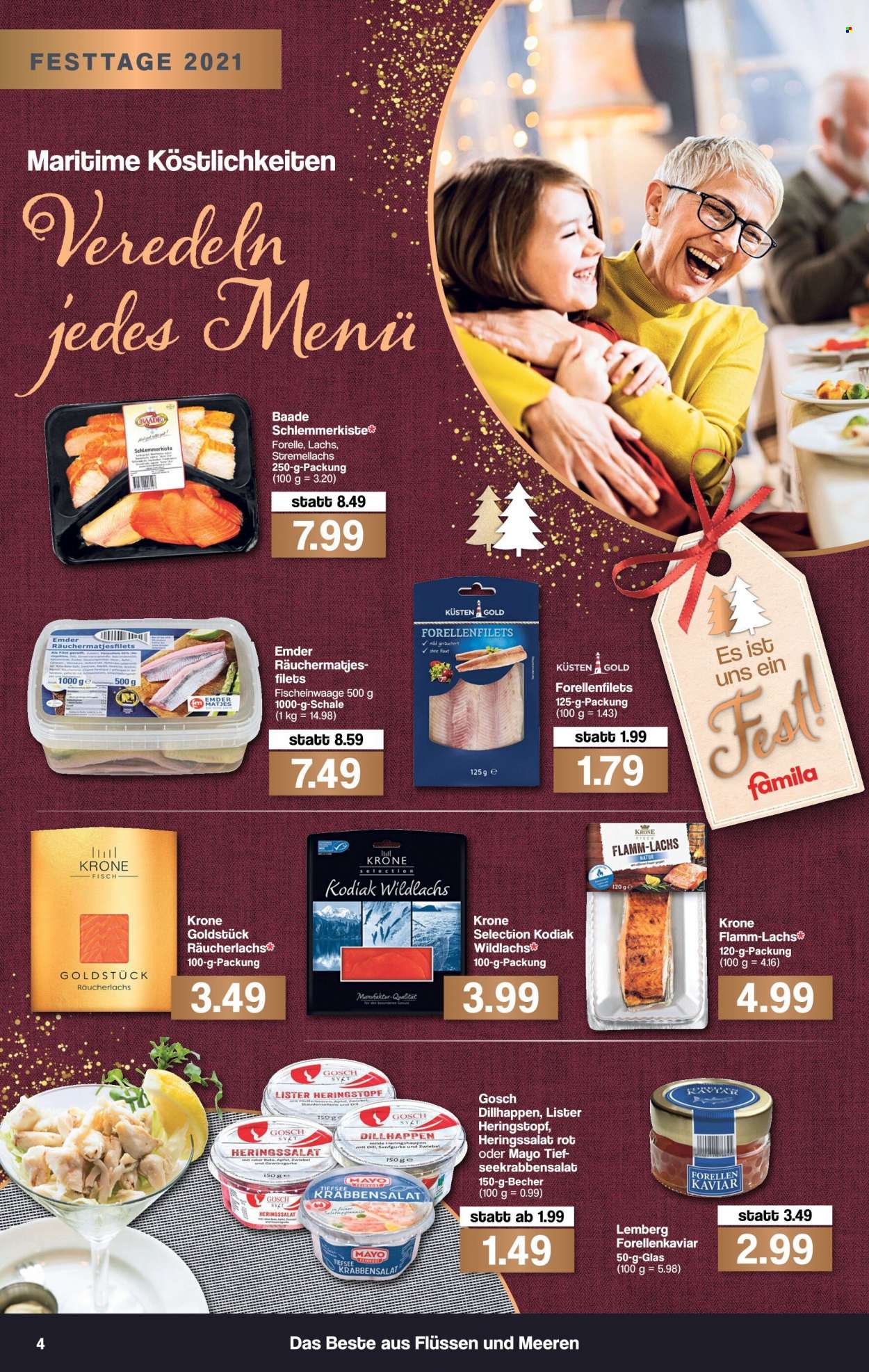 famila Prospekte  - 20.12.2021 - 24.12.2021. Seite 4