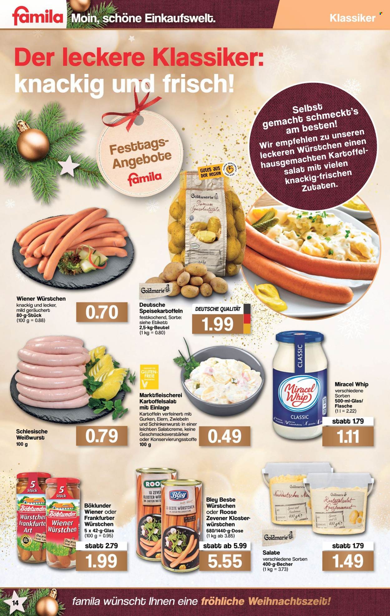famila Prospekte  - 20.12.2021 - 24.12.2021. Seite 14