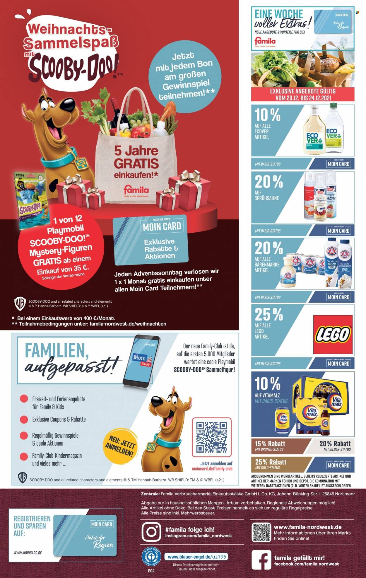 famila Prospekte  - 20.12.2021 - 24.12.2021. Seite 42