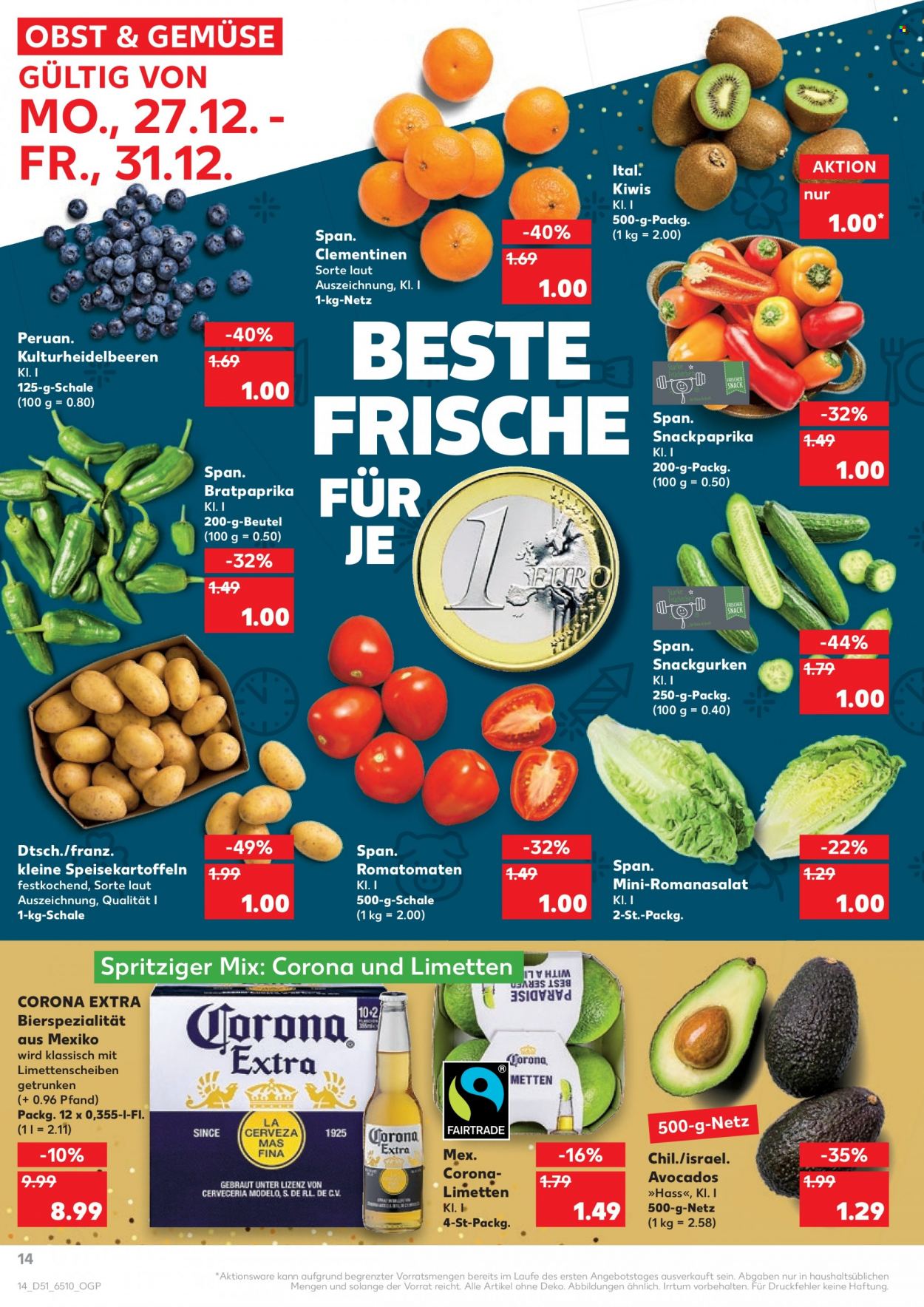 Kaufland Prospekte  - 27.12.2021 - 31.12.2021. Seite 14