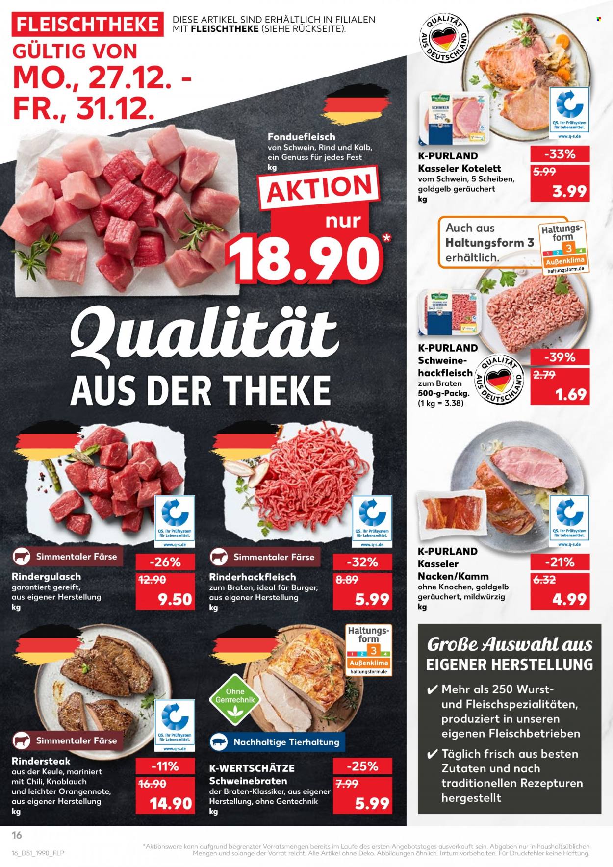 Kaufland Prospekte  - 27.12.2021 - 31.12.2021. Seite 16