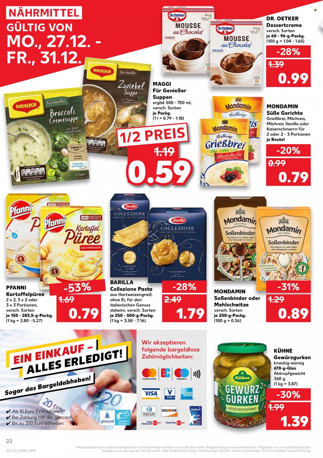 Kaufland Prospekte  - 27.12.2021 - 31.12.2021. Seite 22