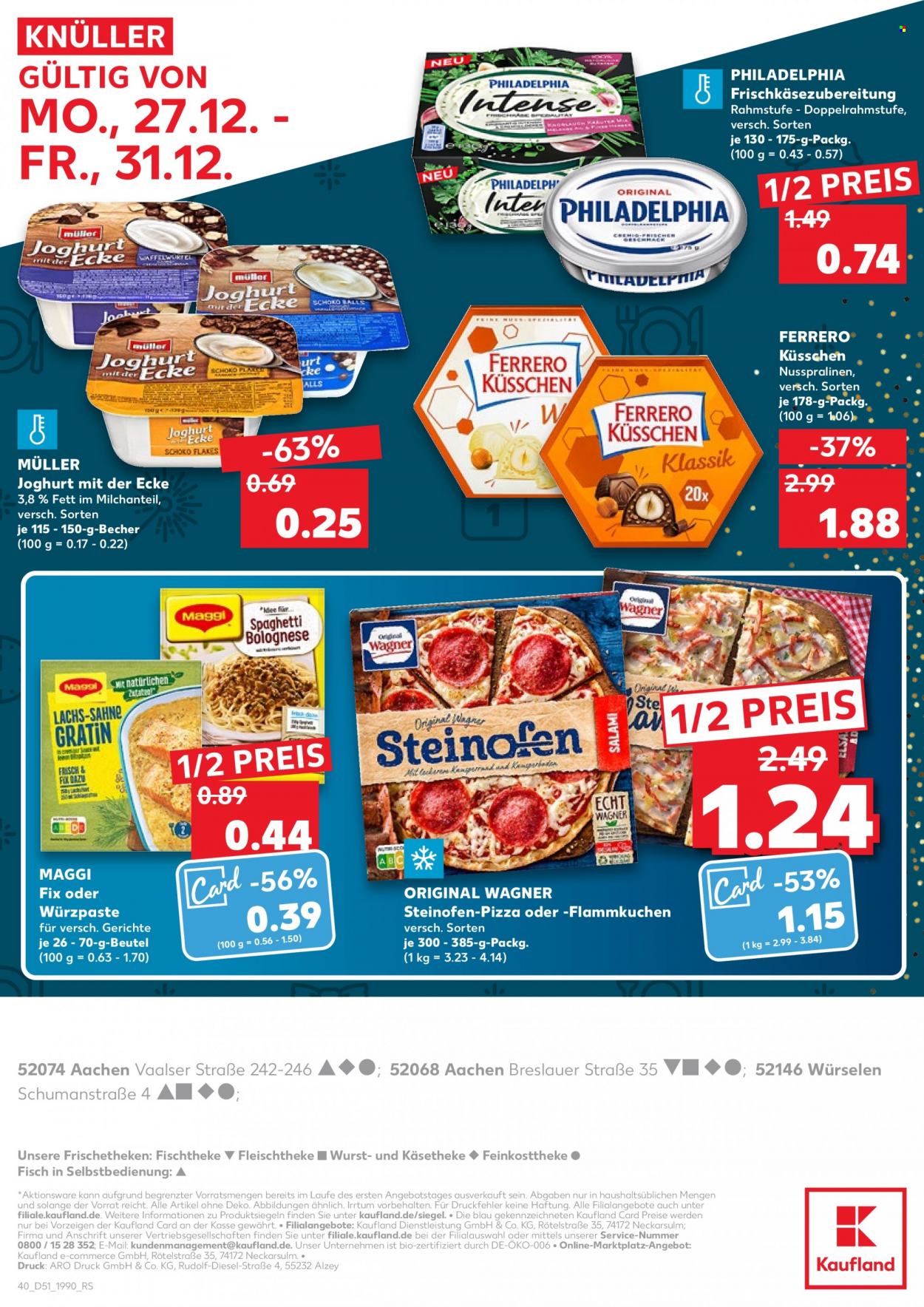 Kaufland Prospekte  - 27.12.2021 - 31.12.2021. Seite 40