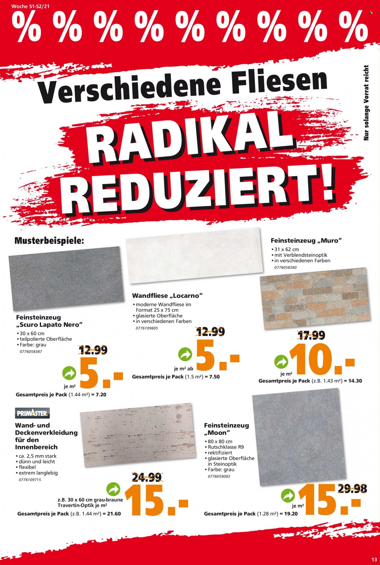 Globus Baumarkt Prospekte  - 20.12.2021 - 31.12.2021. Seite 13