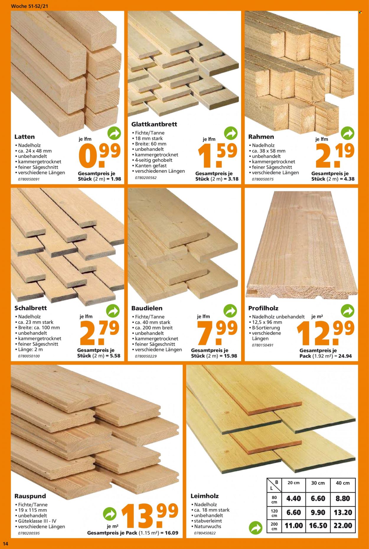 Globus Baumarkt Prospekte  - 20.12.2021 - 31.12.2021. Seite 14