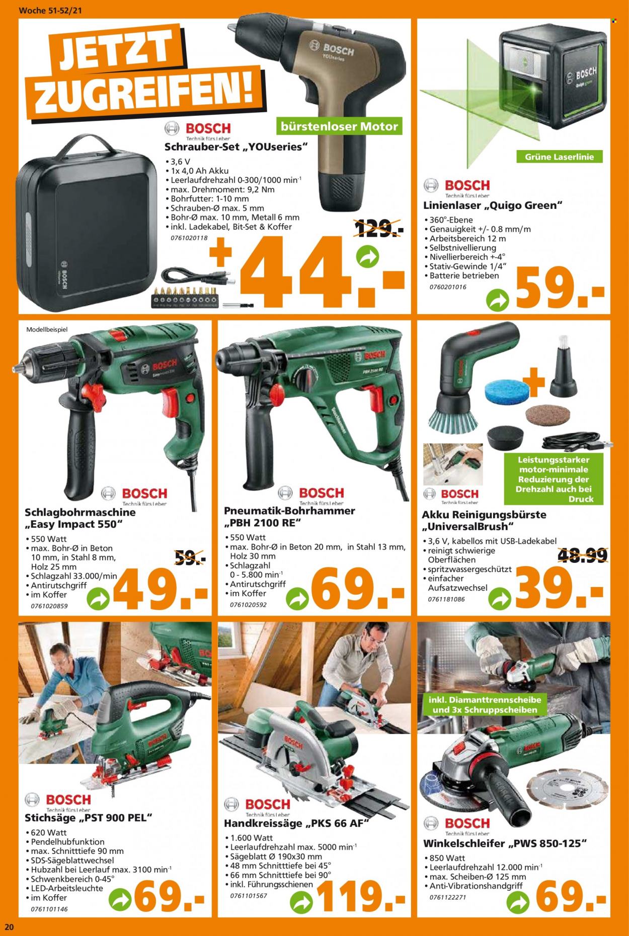 Globus Baumarkt Prospekte  - 20.12.2021 - 31.12.2021. Seite 20