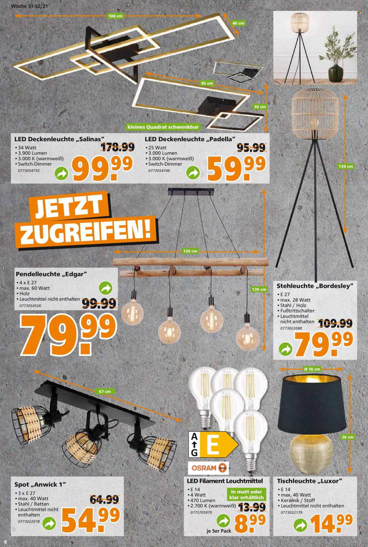Globus Baumarkt Prospekte  - 20.12.2021 - 25.12.2021. Seite 8