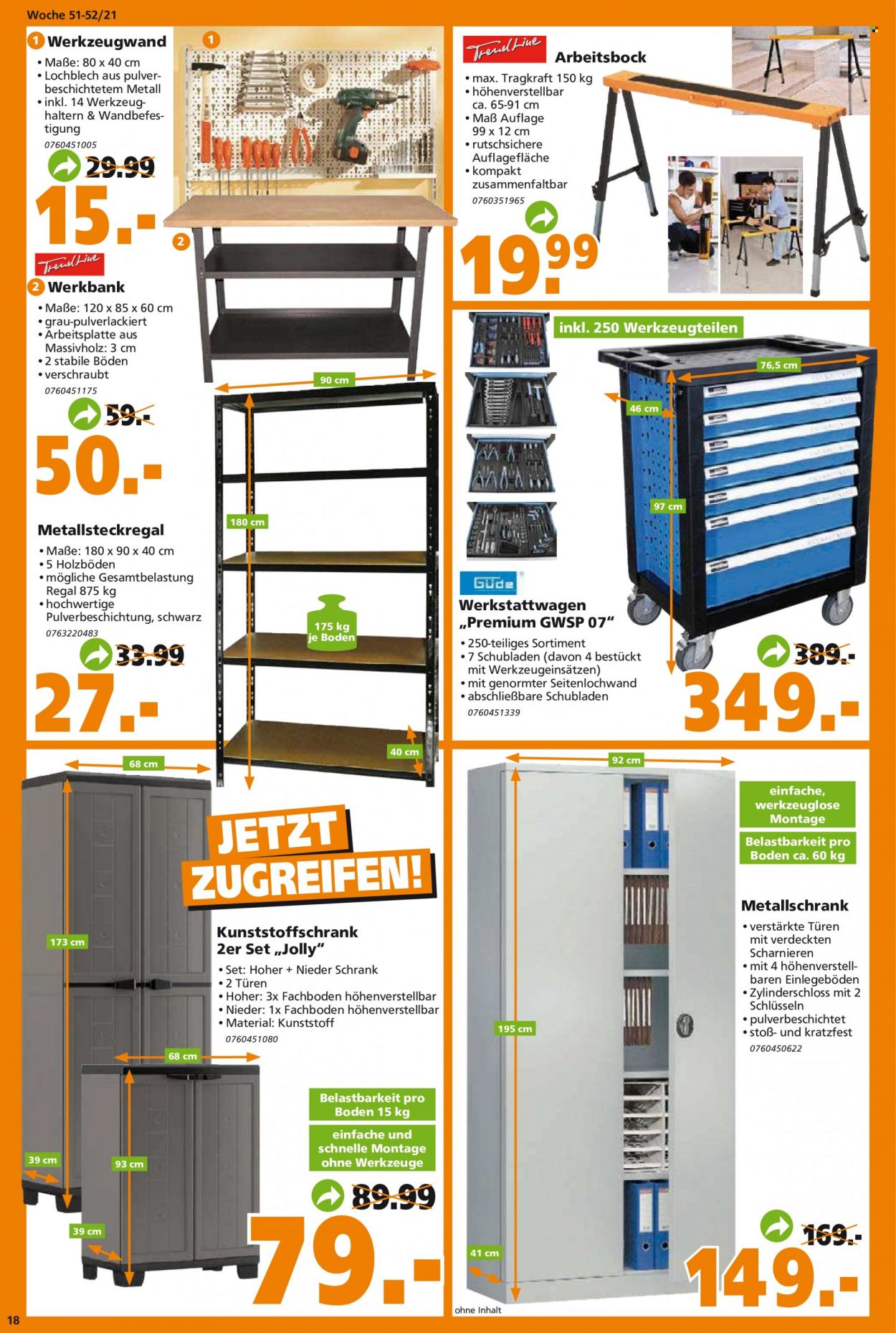 Globus Baumarkt Prospekte  - 20.12.2021 - 25.12.2021. Seite 18