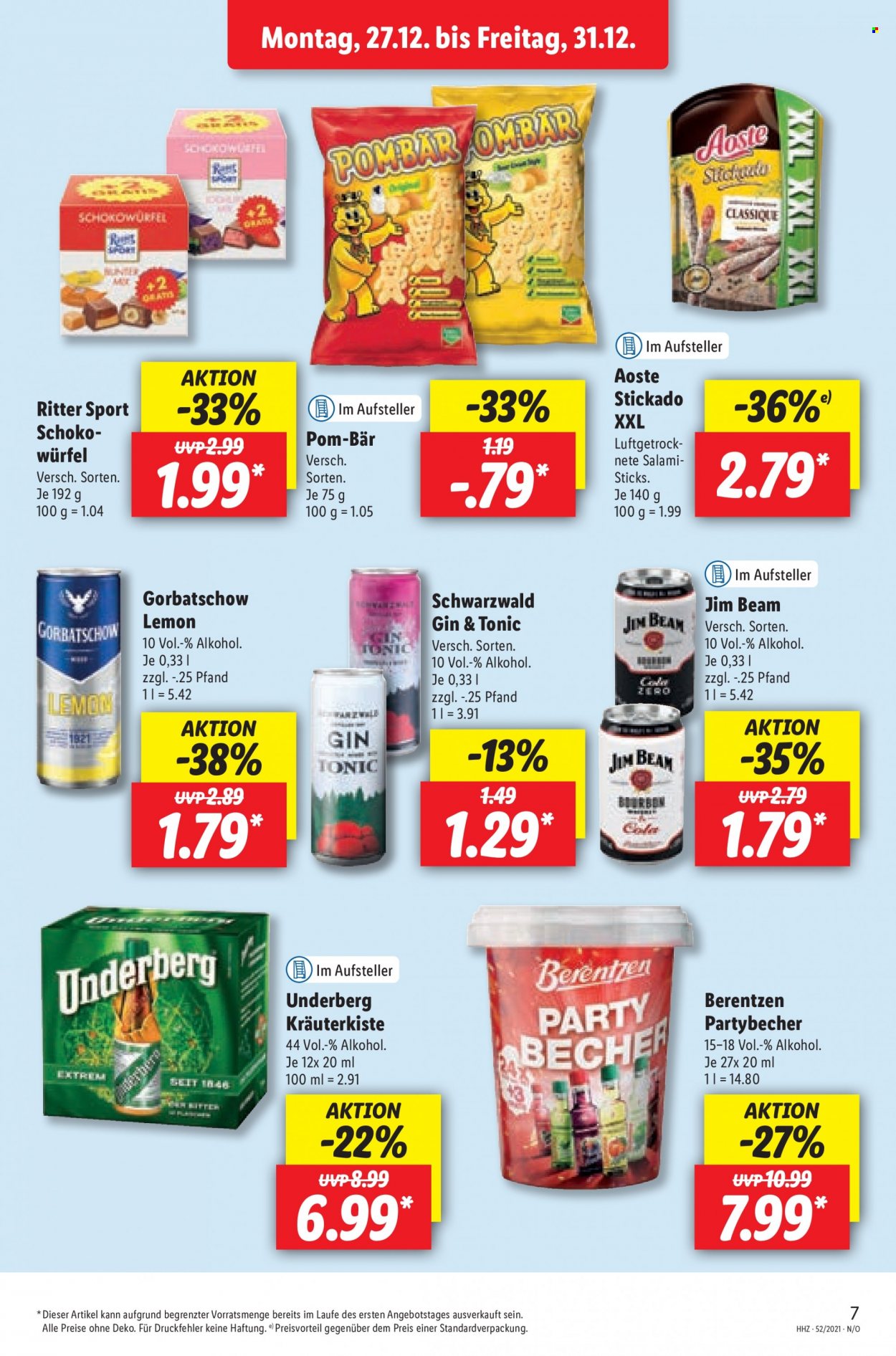 Lidl Prospekte  - 27.12.2021 - 31.12.2021. Seite 7