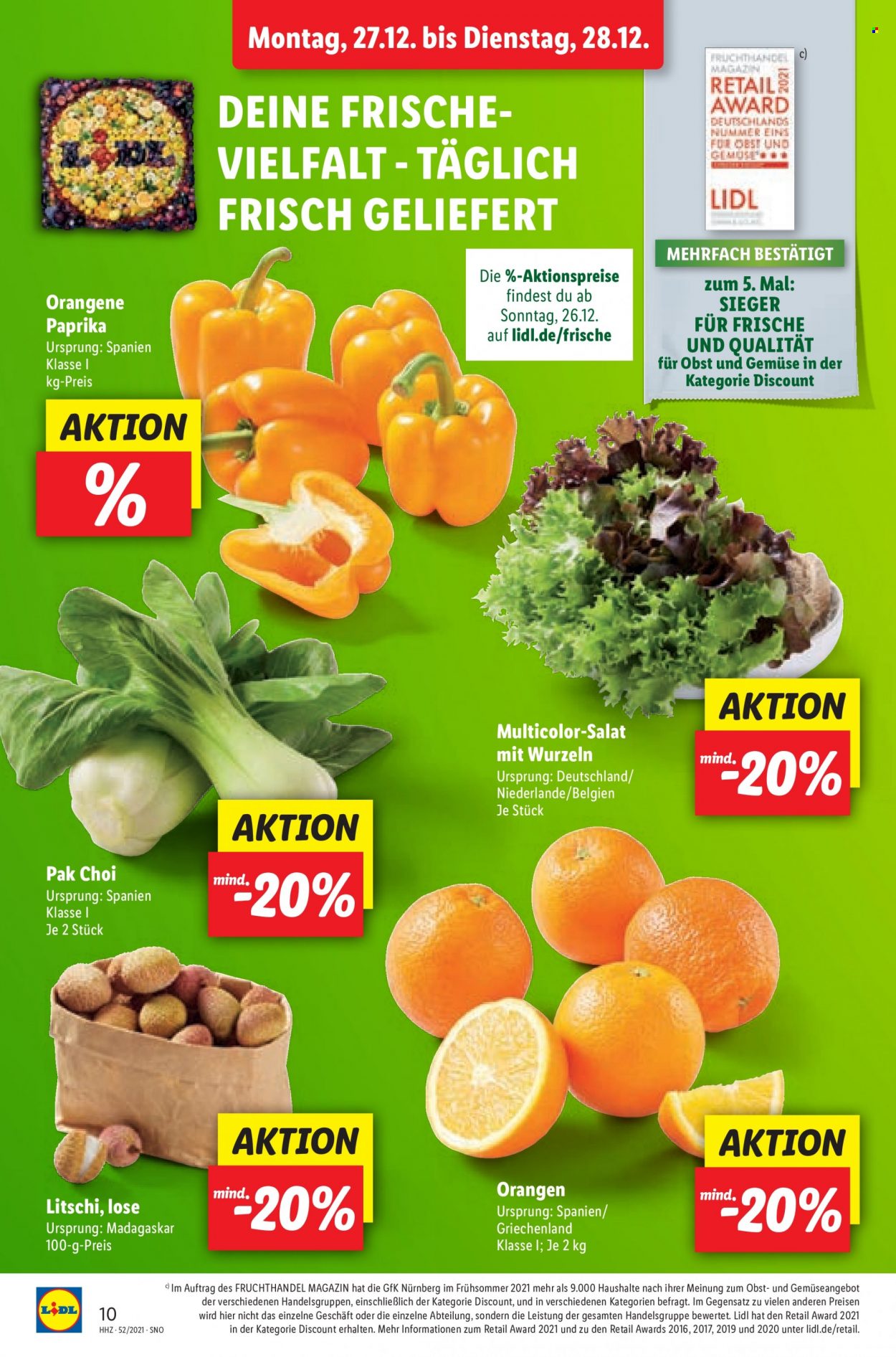 Lidl Prospekte  - 27.12.2021 - 31.12.2021. Seite 10