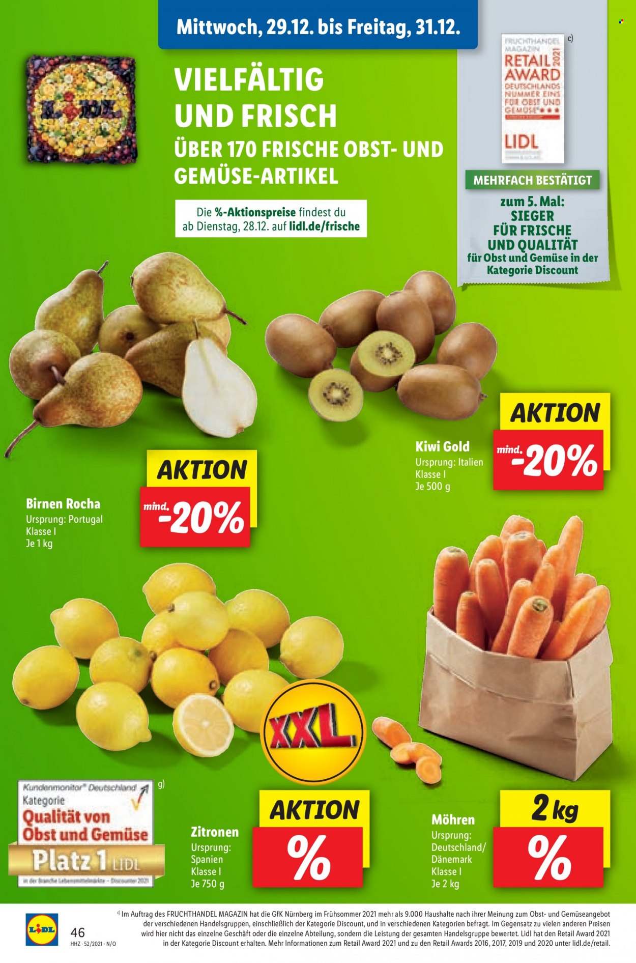 Lidl Prospekte  - 27.12.2021 - 31.12.2021. Seite 46