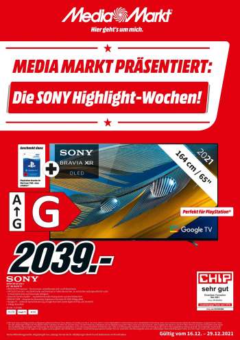 Prospekte MediaMarkt - 16.12.2021 - 29.12.2021.
