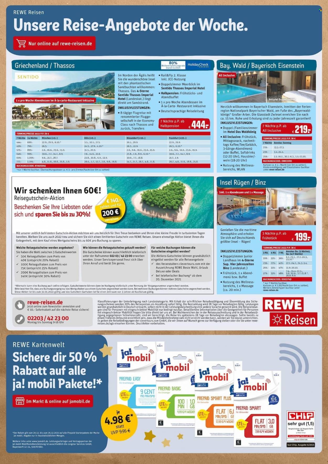 REWE Prospekte  - 20.12.2021 - 24.12.2021. Seite 20