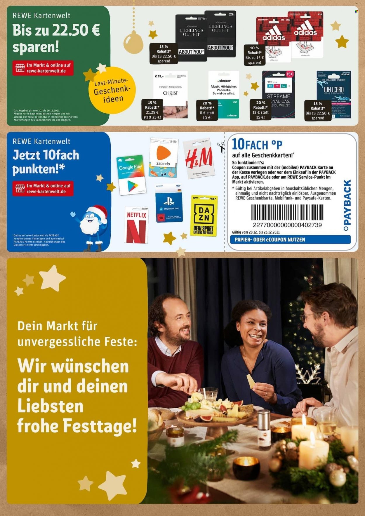 REWE Prospekte  - 20.12.2021 - 24.12.2021. Seite 21