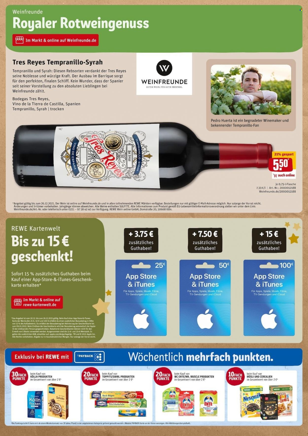 REWE Prospekte  - 20.12.2021 - 24.12.2021. Seite 22