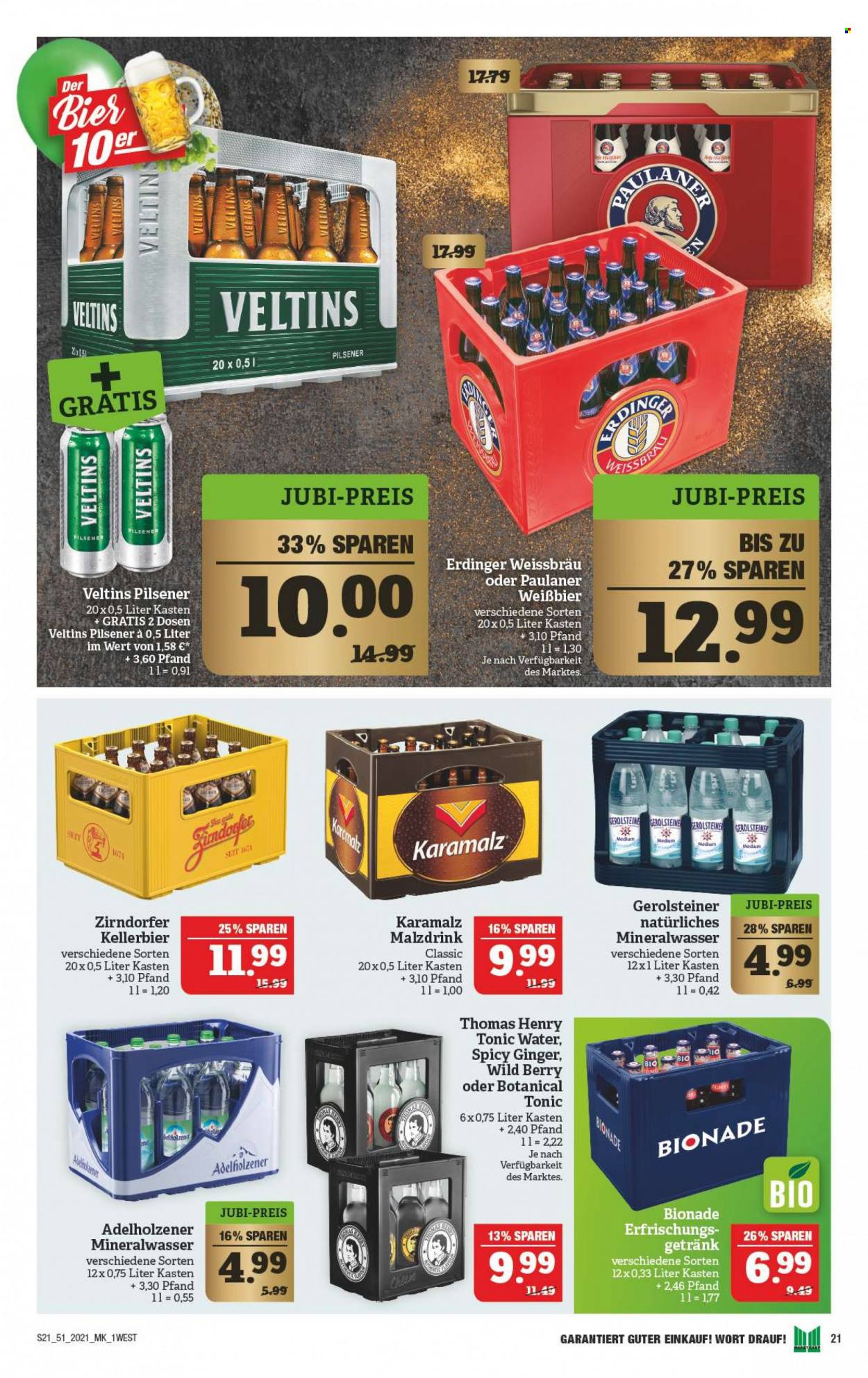 Marktkauf Prospekte  - 20.12.2021 - 24.12.2021. Seite 21