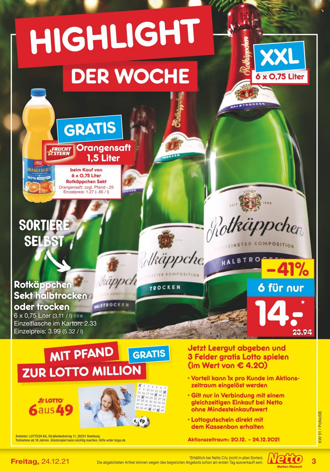 Netto Marken-Discount Prospekte  - 20.12.2021 - 24.12.2021. Seite 3