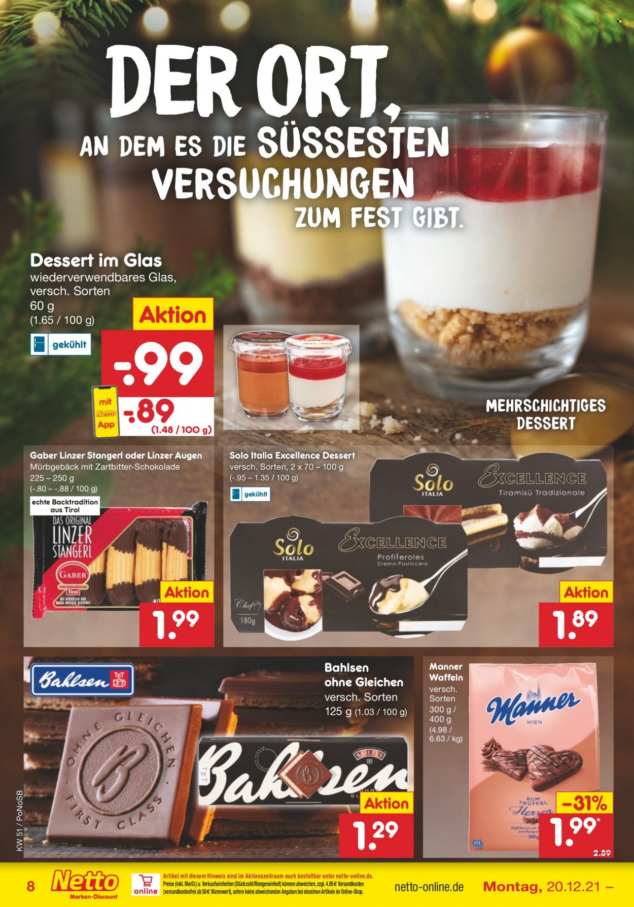 Netto Marken-Discount Prospekte  - 20.12.2021 - 24.12.2021. Seite 8