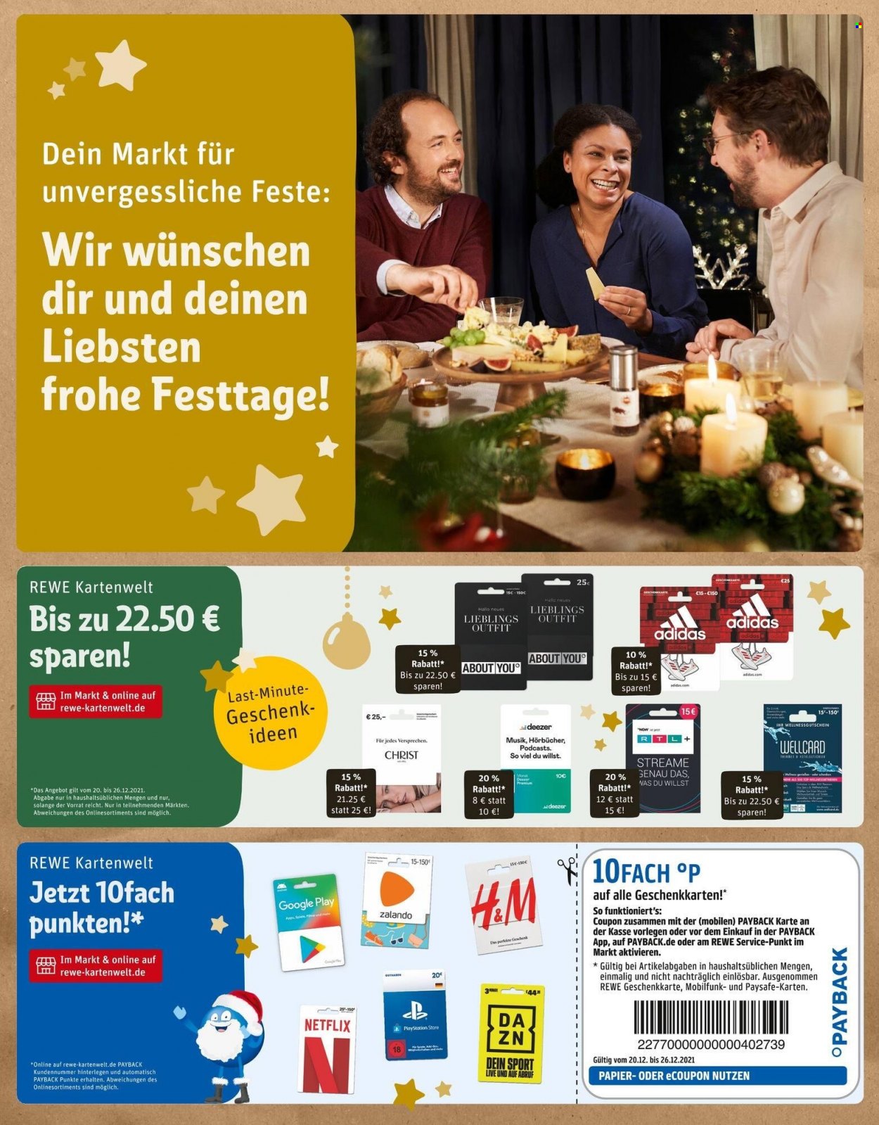 REWE Prospekte  - 20.12.2021 - 24.12.2021. Seite 23