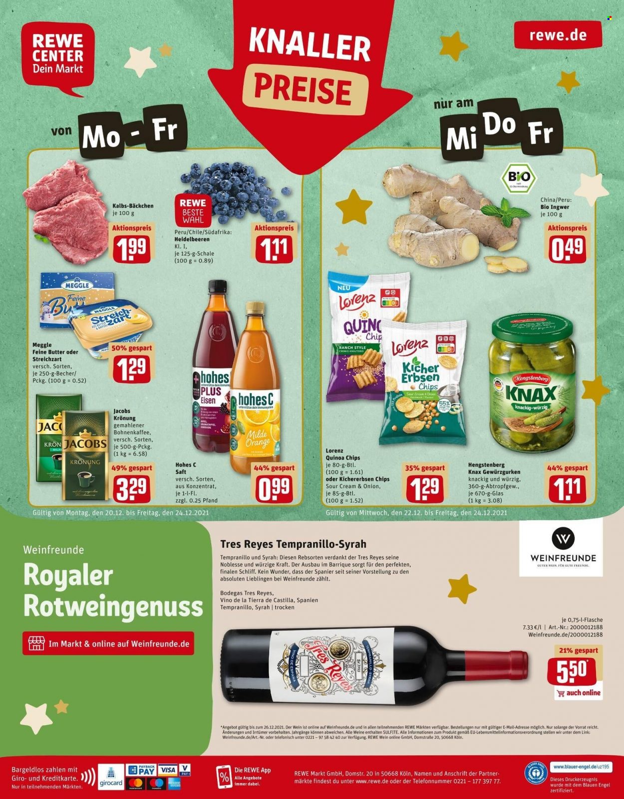 REWE Prospekte  - 20.12.2021 - 24.12.2021. Seite 27