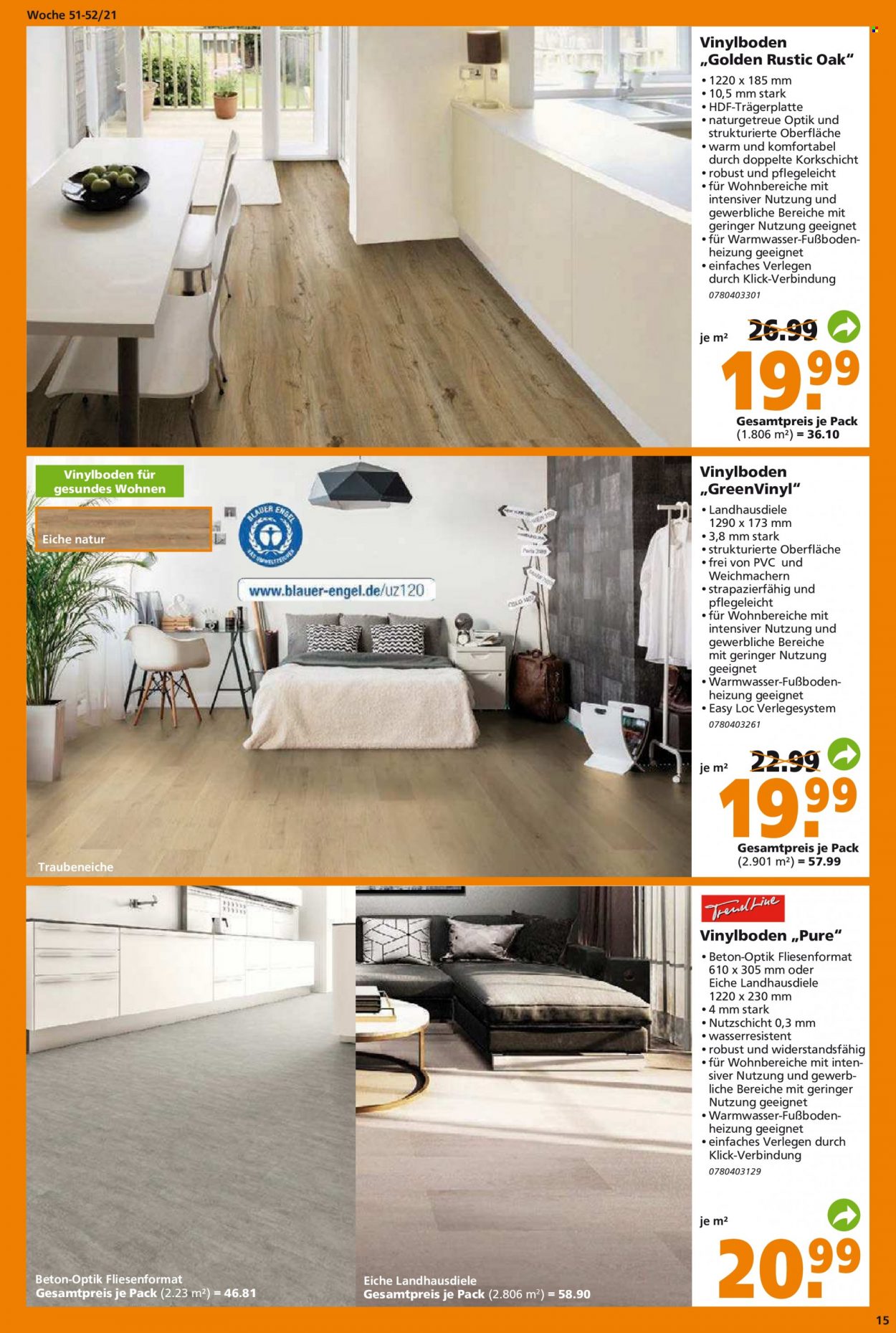 Globus Baumarkt Prospekte  - 21.12.2021 - 4.01.2022. Seite 15