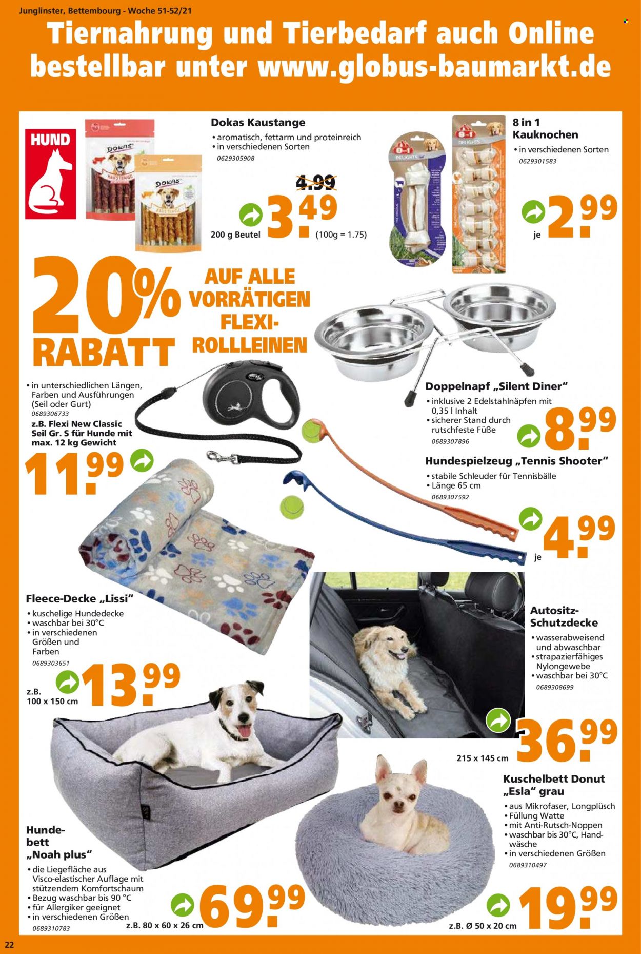 Globus Baumarkt Prospekte  - 21.12.2021 - 4.01.2022. Seite 22