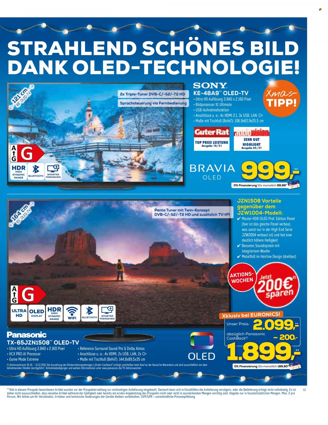 Euronics Prospekte  - 22.12.2021 - 28.12.2021. Seite 15
