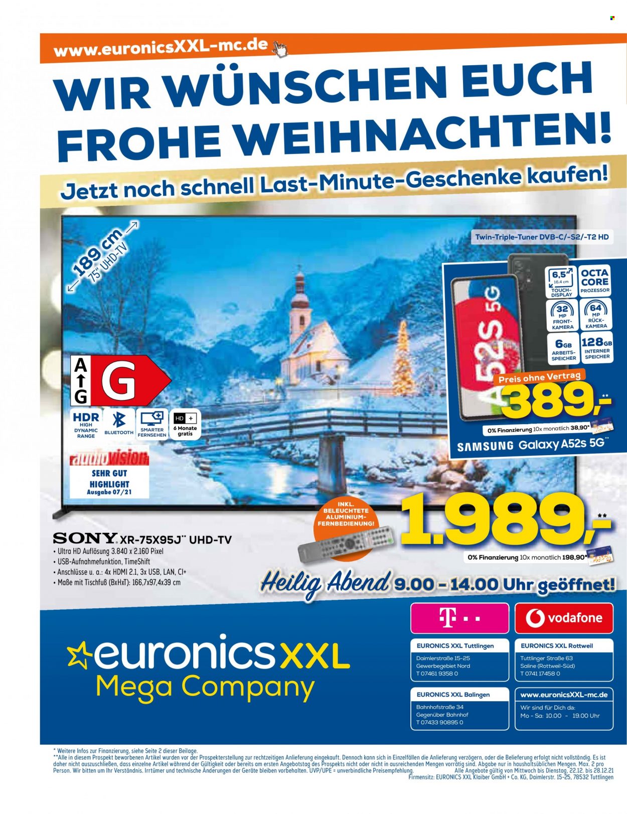 Euronics Prospekte  - 22.12.2021 - 28.12.2021. Seite 16