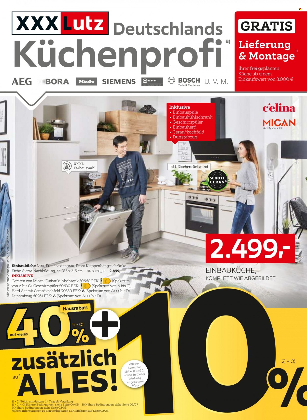 thumbnail - Prospekte XXXLutz - 20.12.2021 - 1.01.2022 - Produkte in Aktion - Spektrum, Küchen. Seite 1.