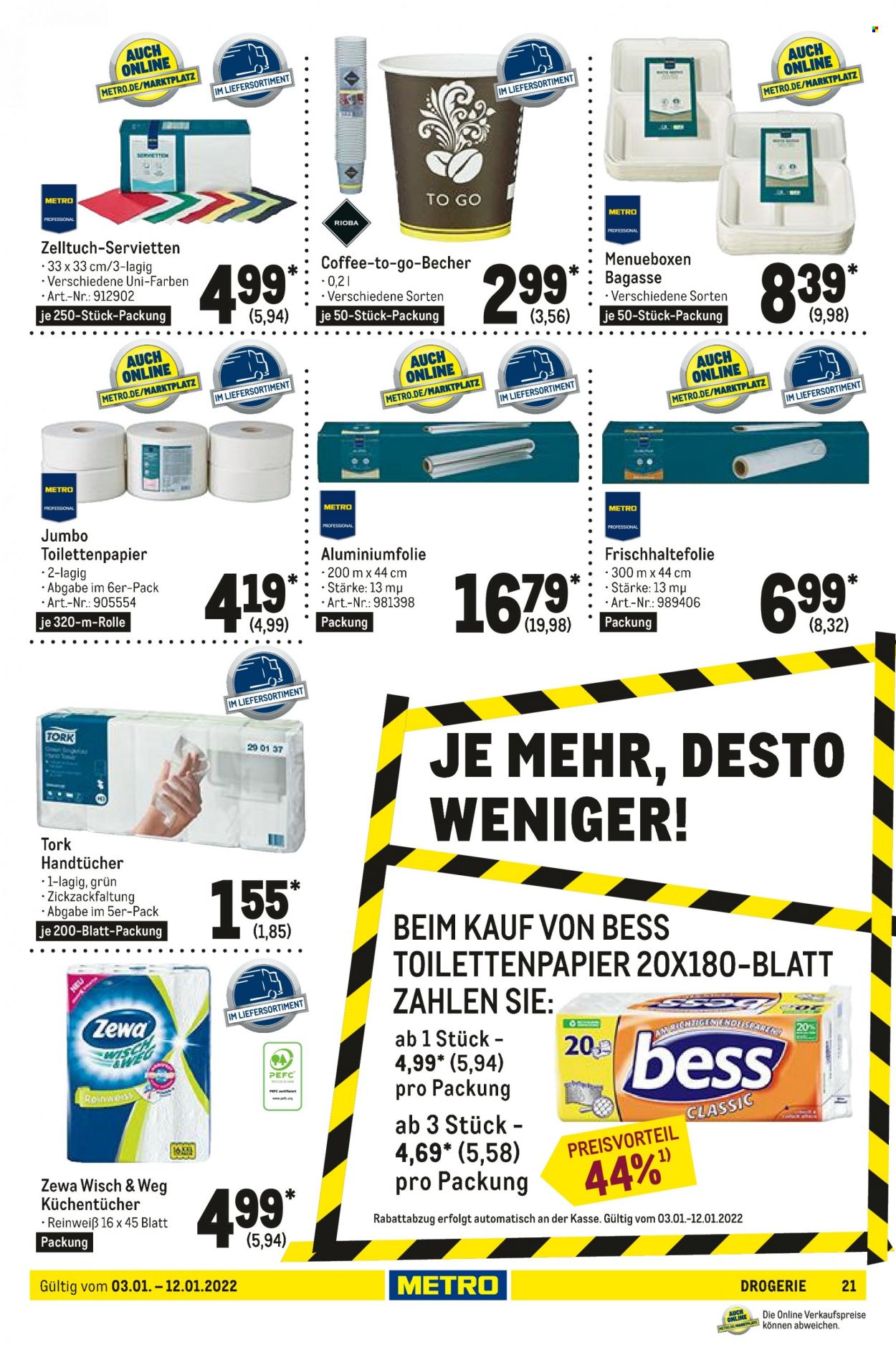 Metro Prospekte  - 3.01.2022 - 12.01.2022. Seite 21