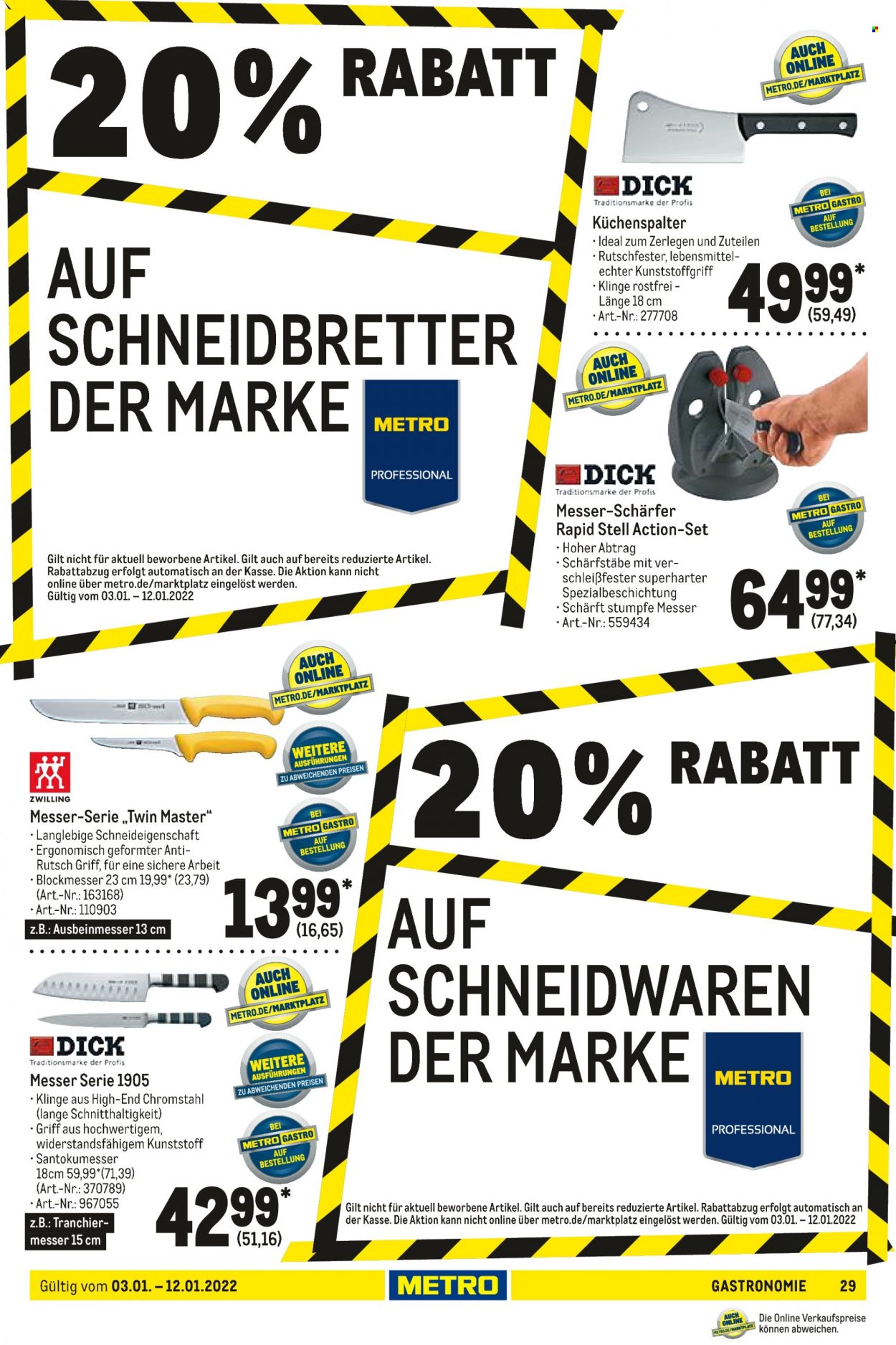 Metro Prospekte  - 3.01.2022 - 12.01.2022. Seite 29