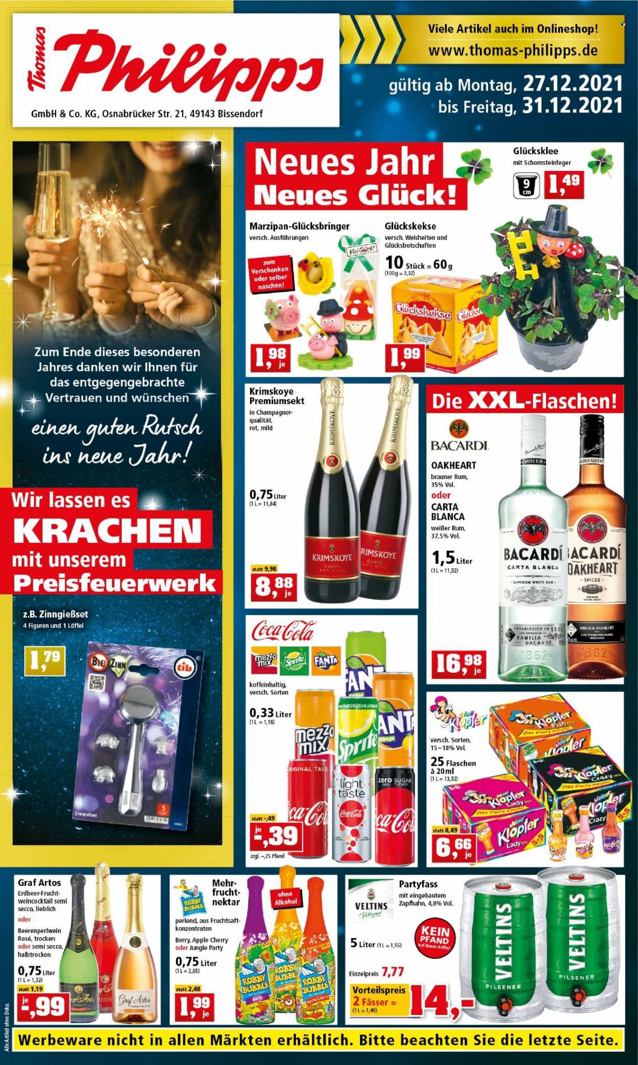 Thomas Philipps Prospekte  - 27.12.2021 - 31.12.2021. Seite 1