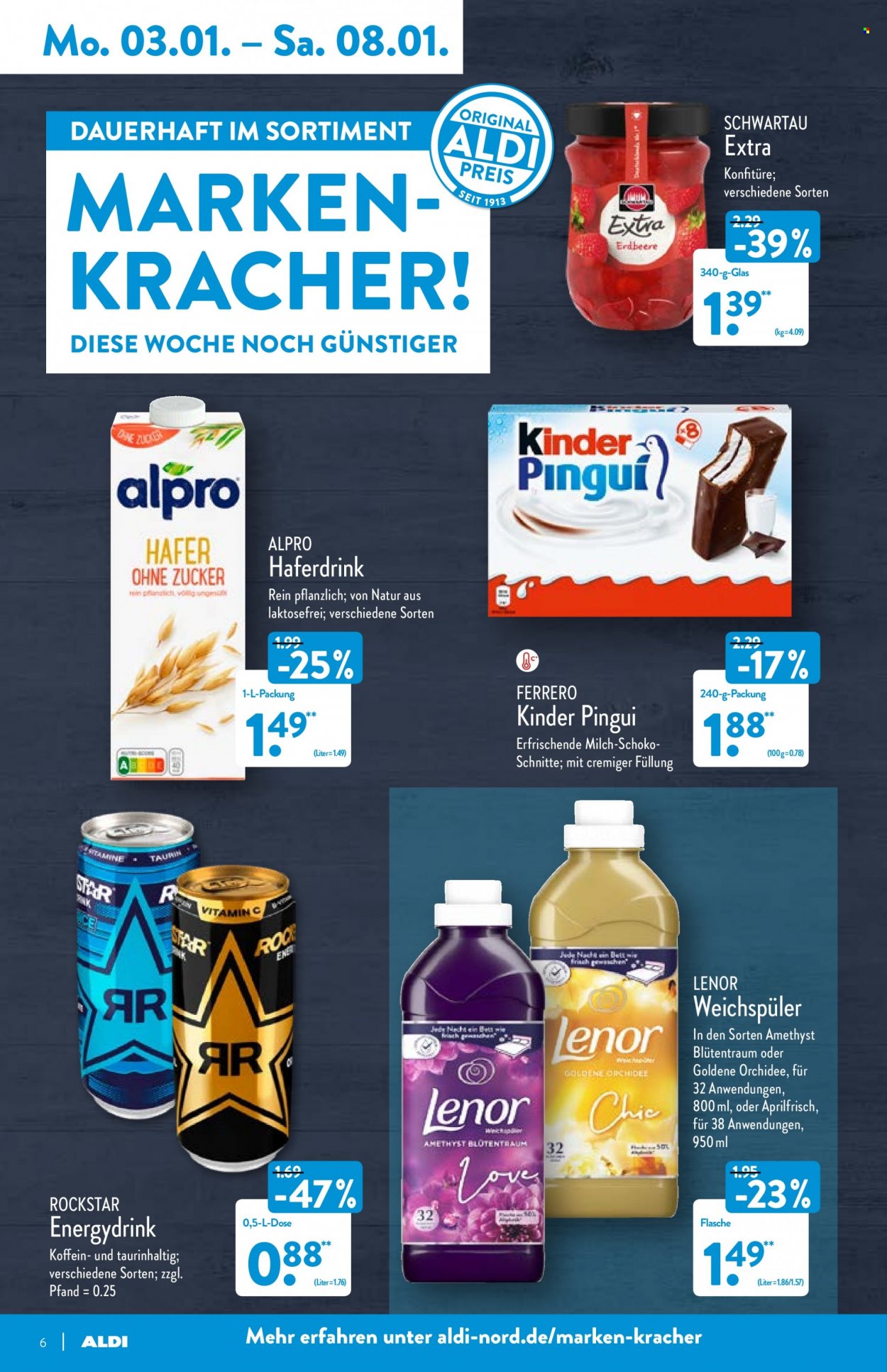 ALDI Nord Prospekte  - 3.01.2022 - 8.01.2022. Seite 6
