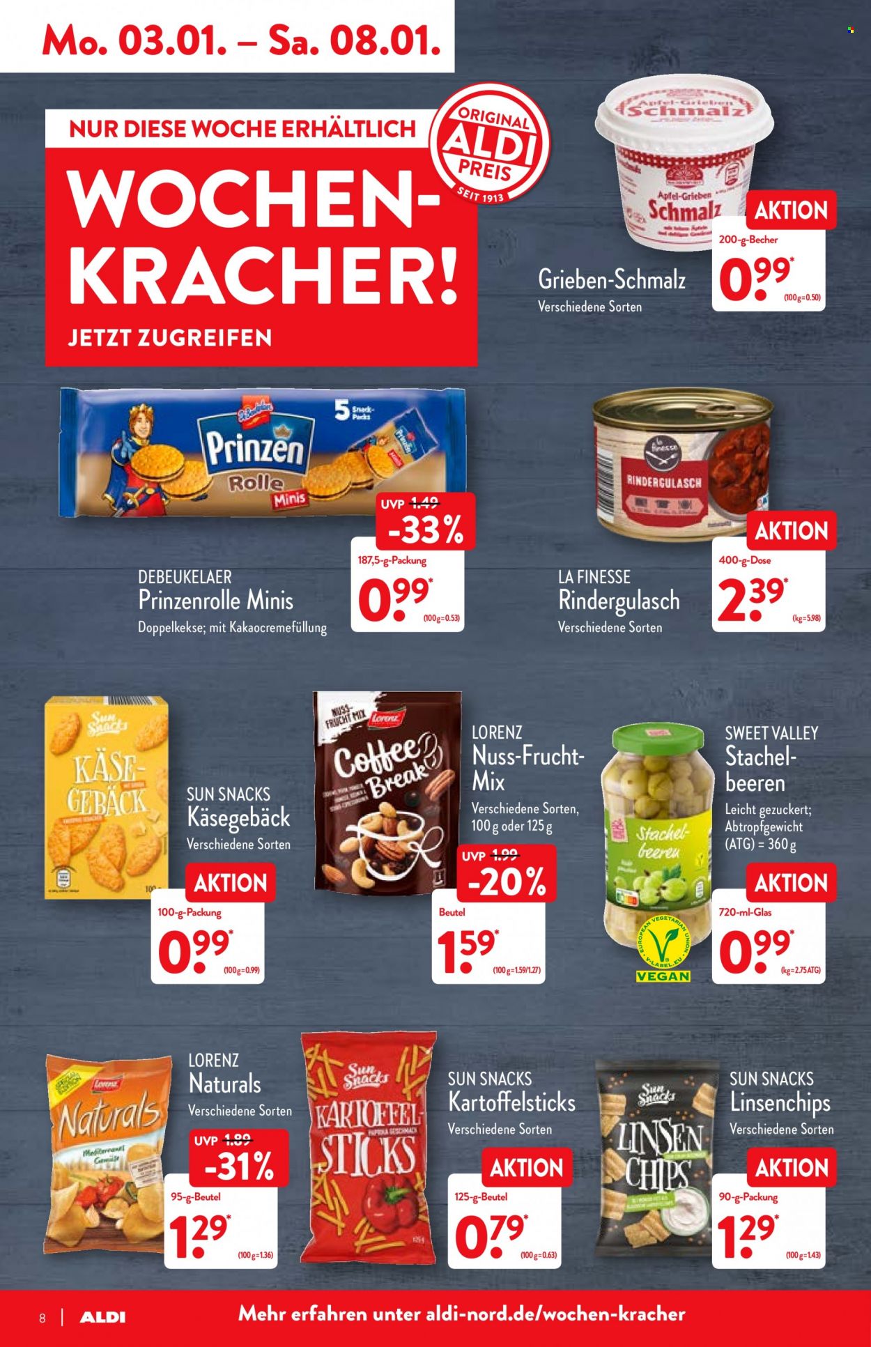 ALDI Nord Prospekte  - 3.01.2022 - 8.01.2022. Seite 8